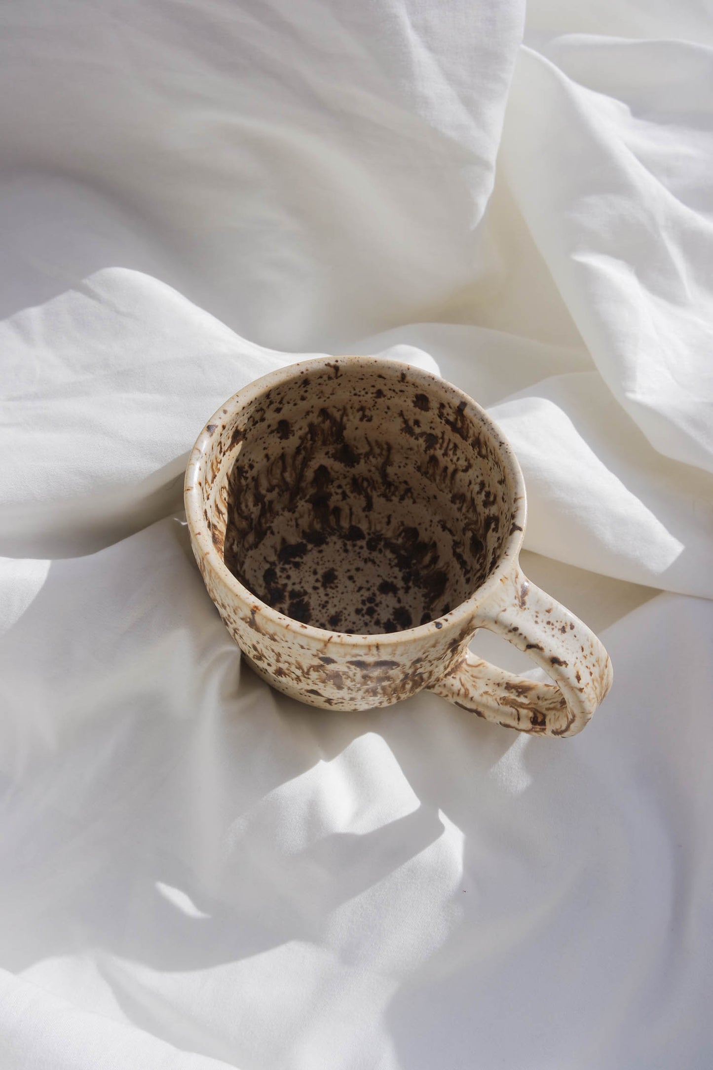 Tall Swirl Mug | Coffee Fleck Variation