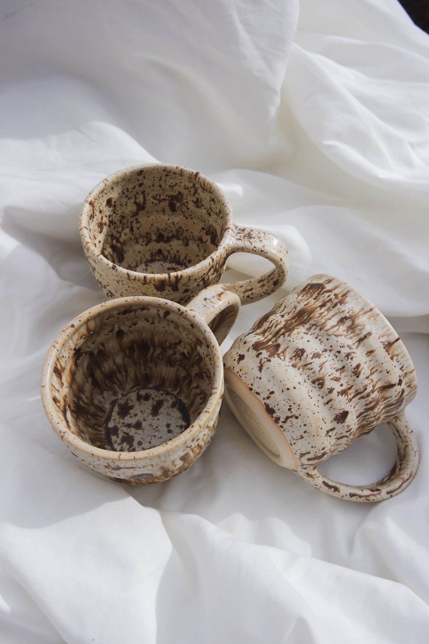 Tall Swirl Mug | Coffee Fleck Variation