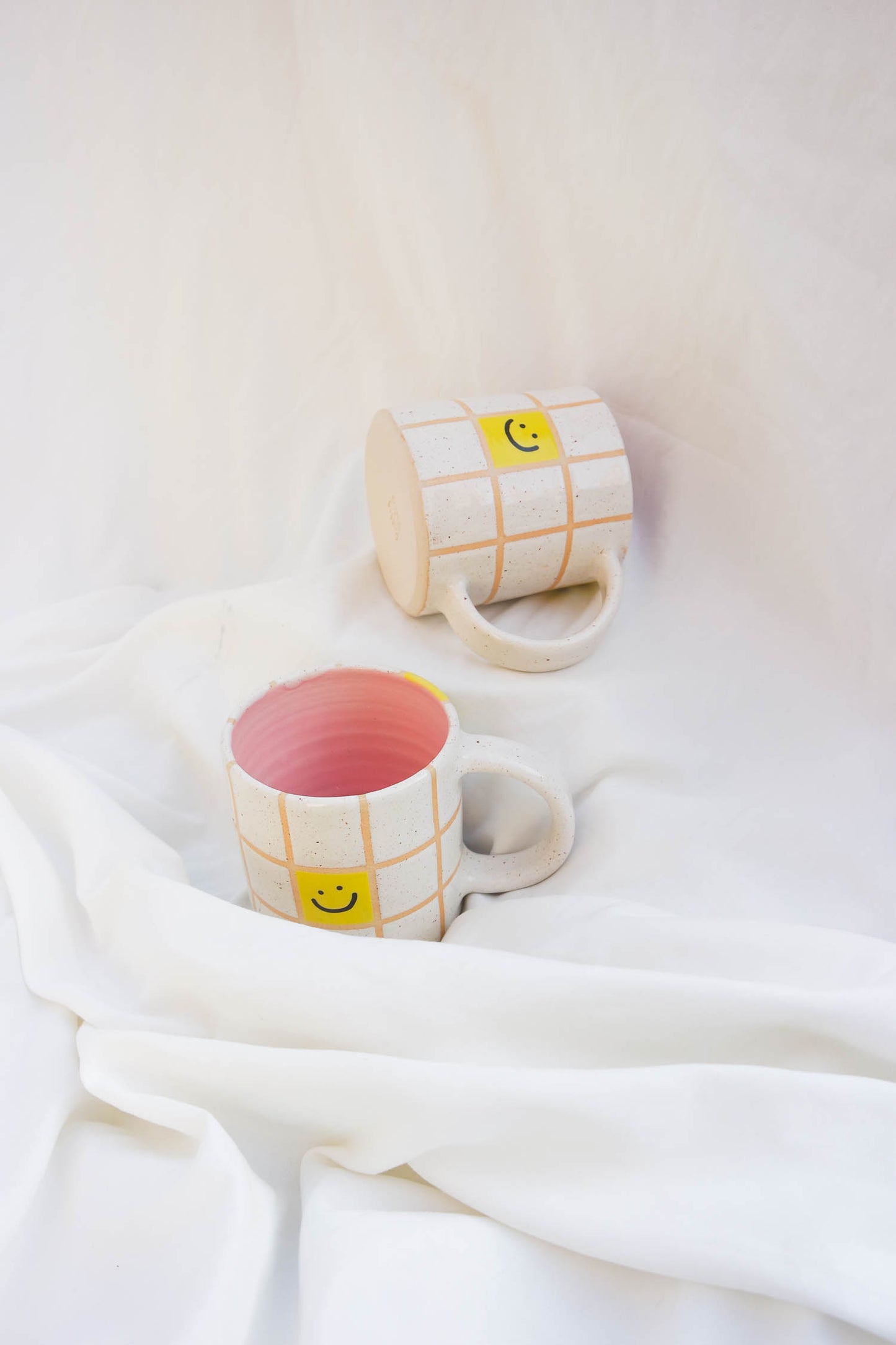 Smiley Large Mug (Pink)