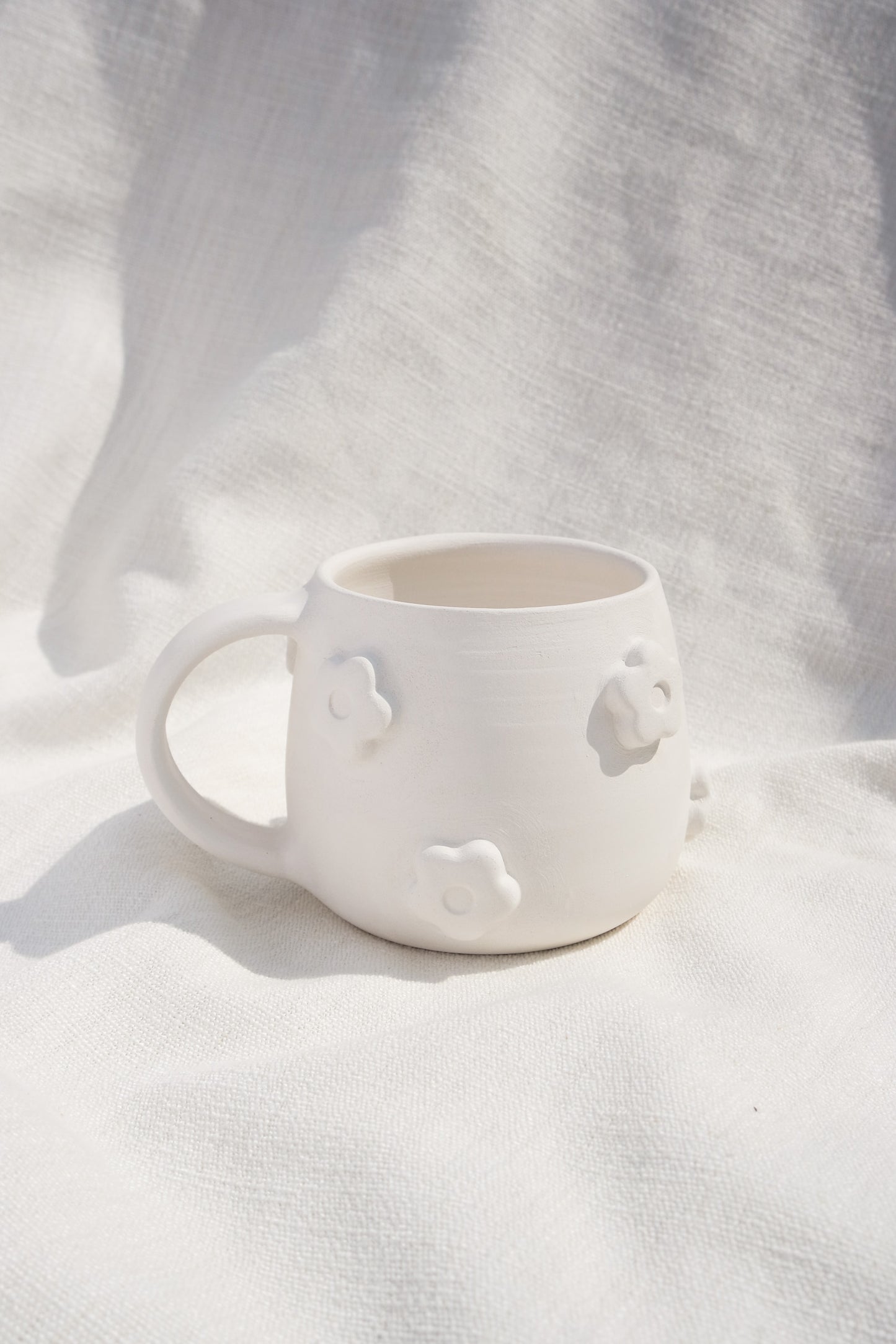 Custom Flower Puff Scatter Mug