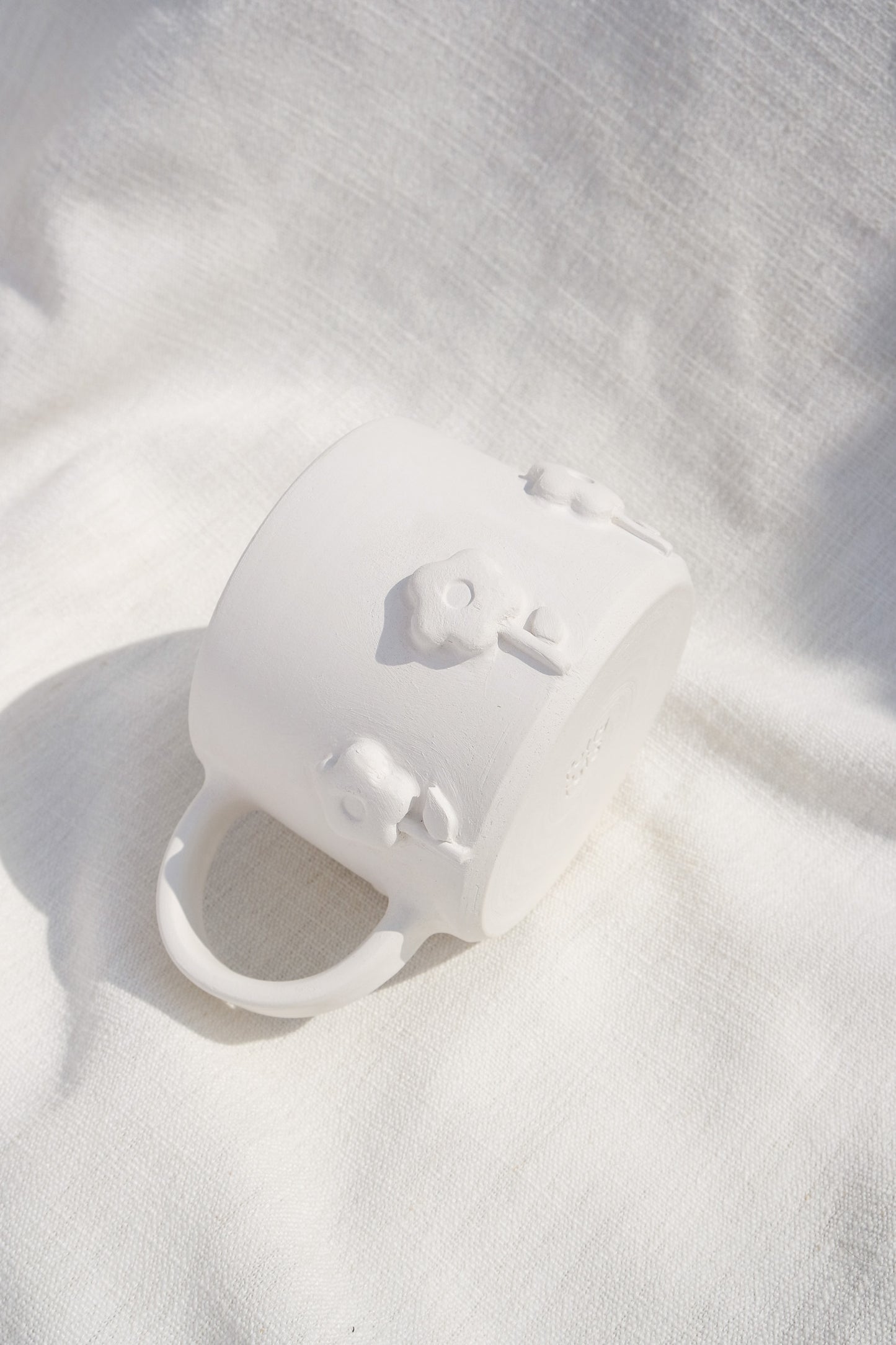 Custom Flower Puff Stem Mug