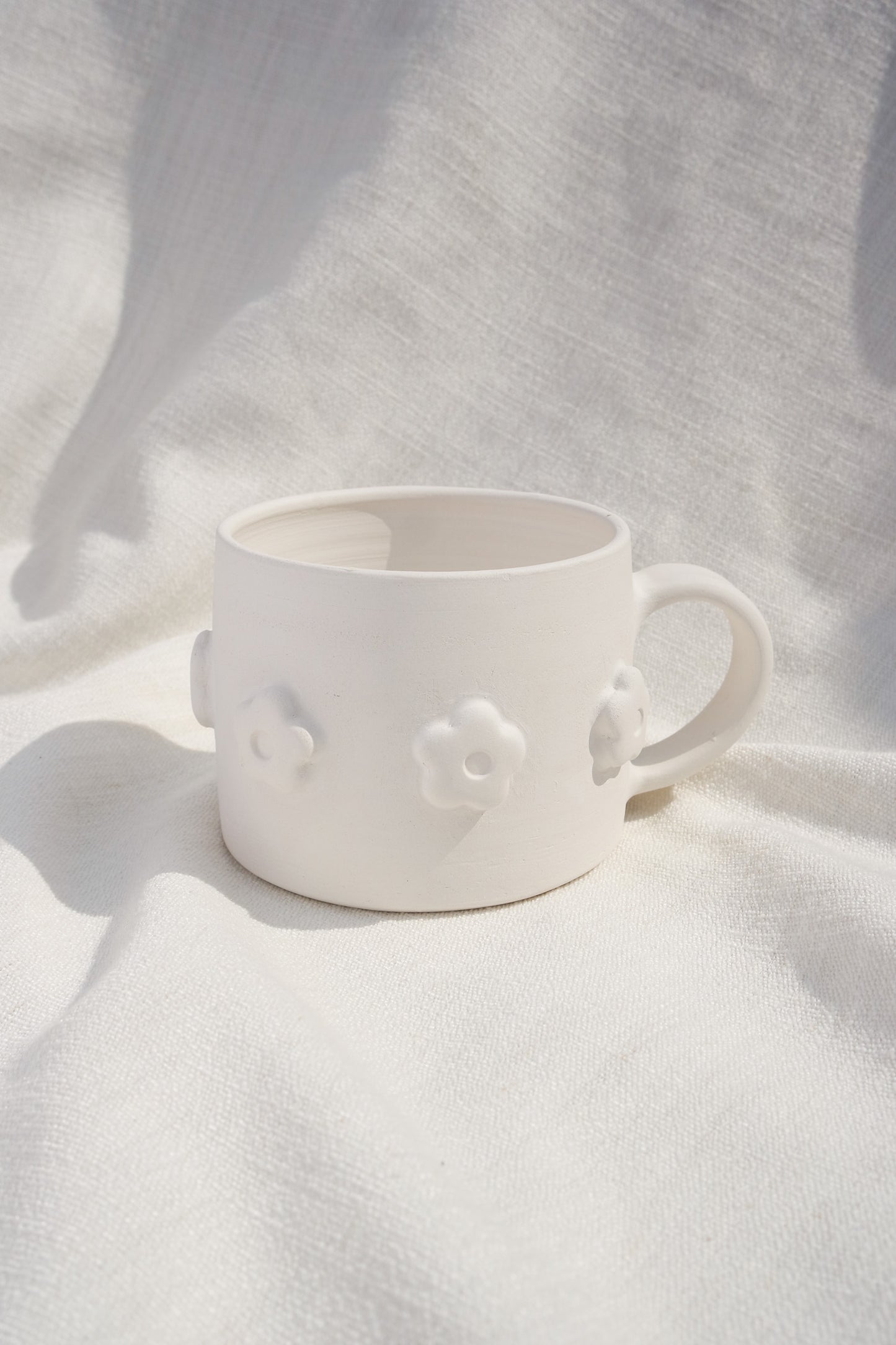 Custom Flower Puff Straight Mug