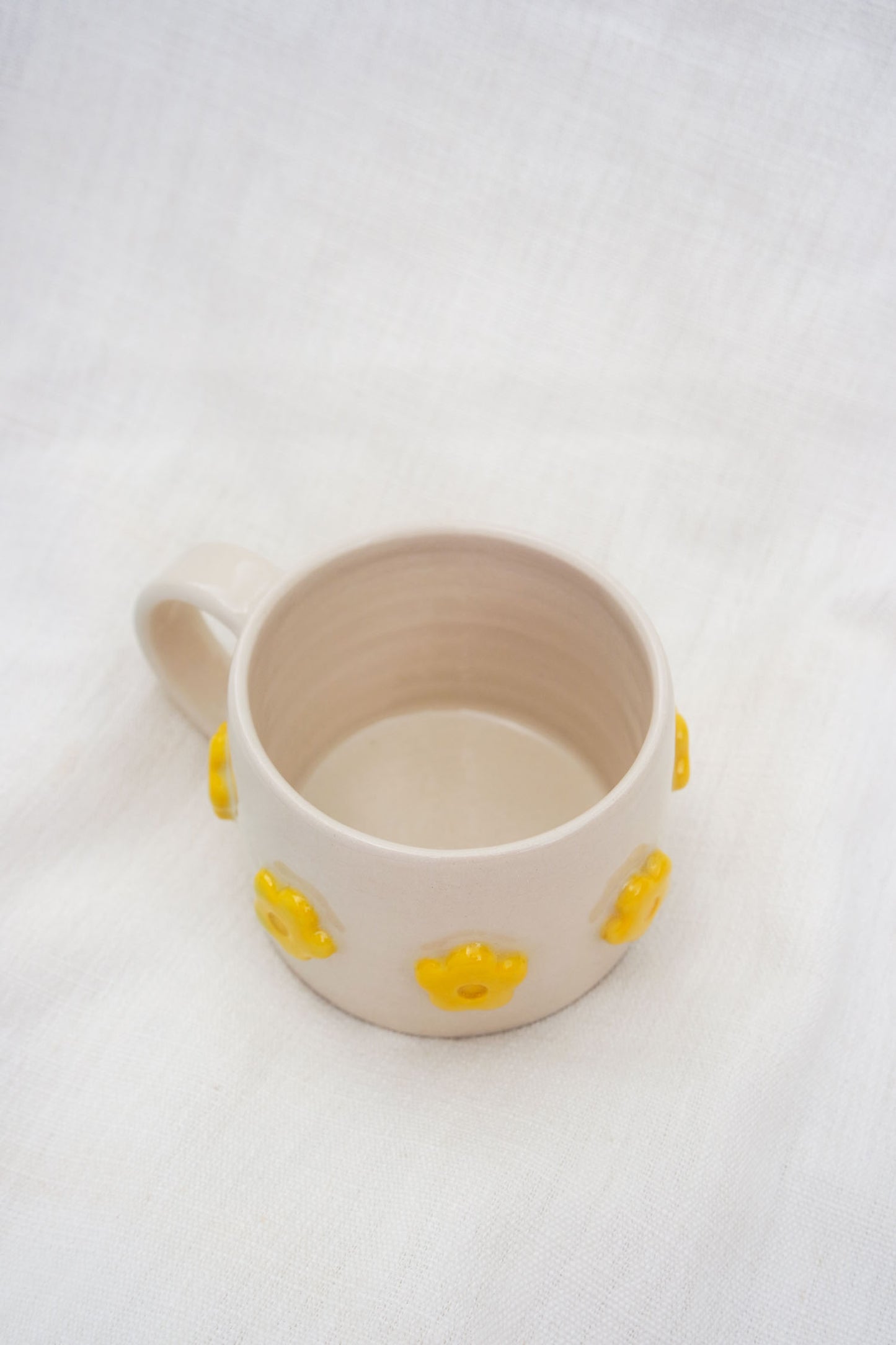 Flower Puff Straight Mug | Buttercup