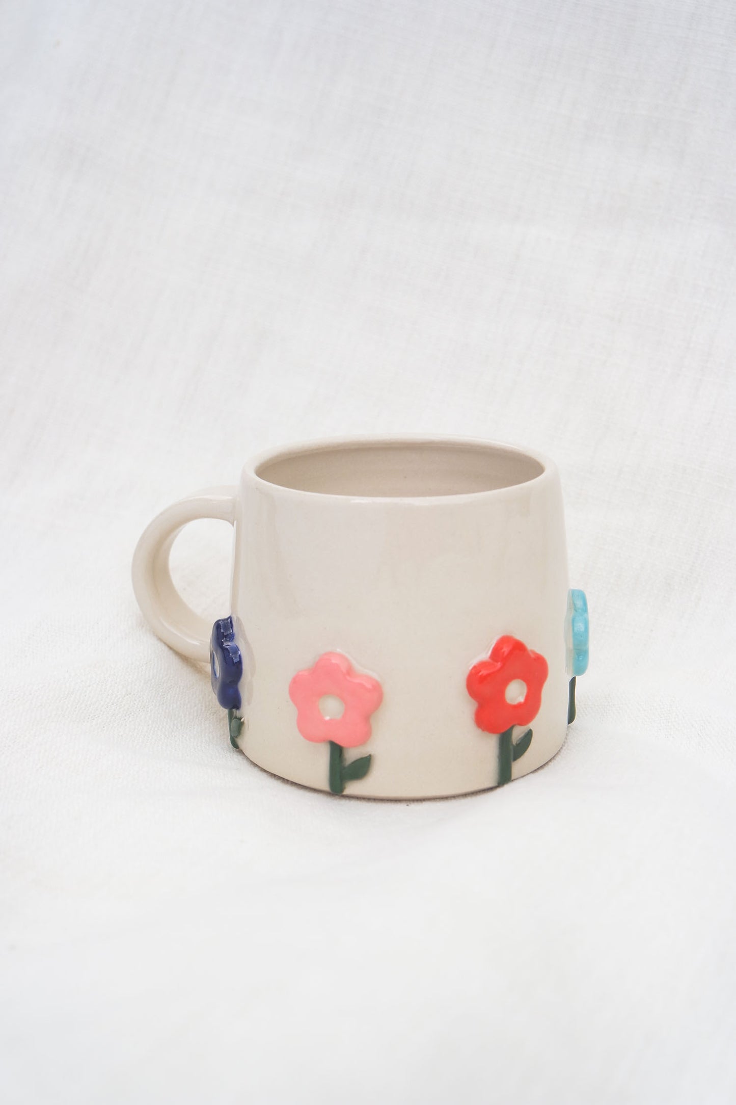 Flower Puff Stem Mug | Multi