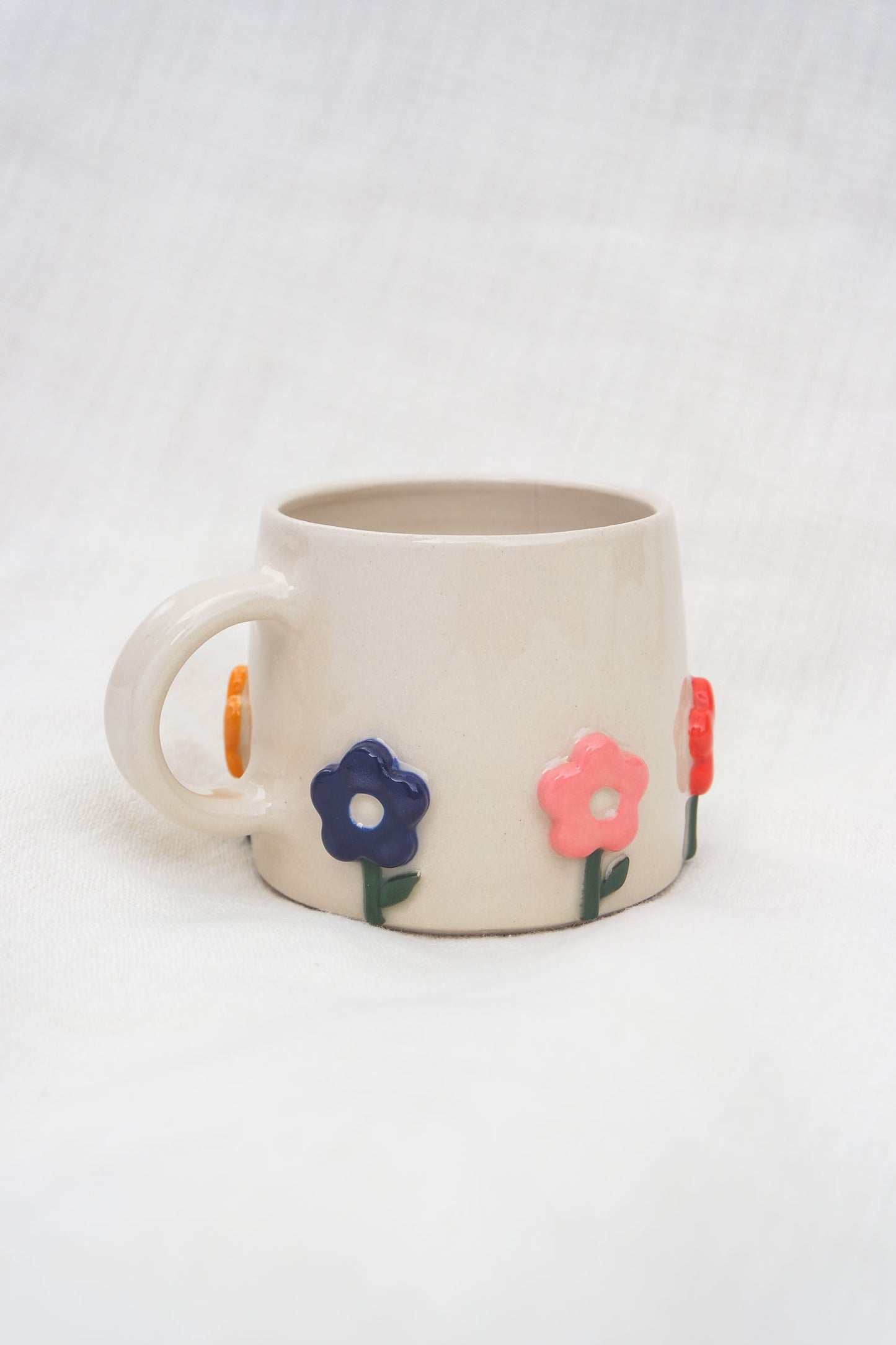 Flower Puff Stem Mug | Multi