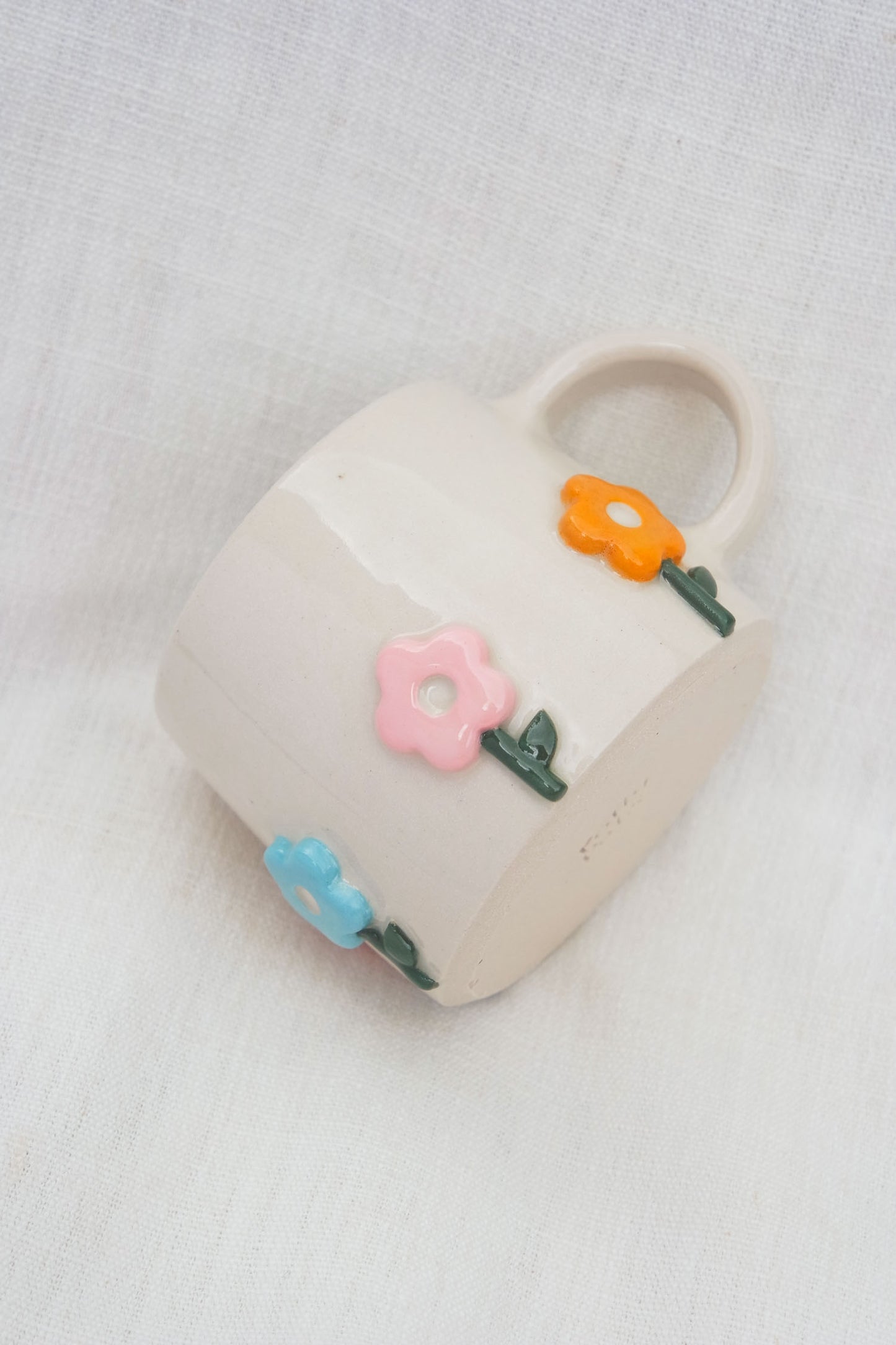 Flower Puff Stem Mug | Multi
