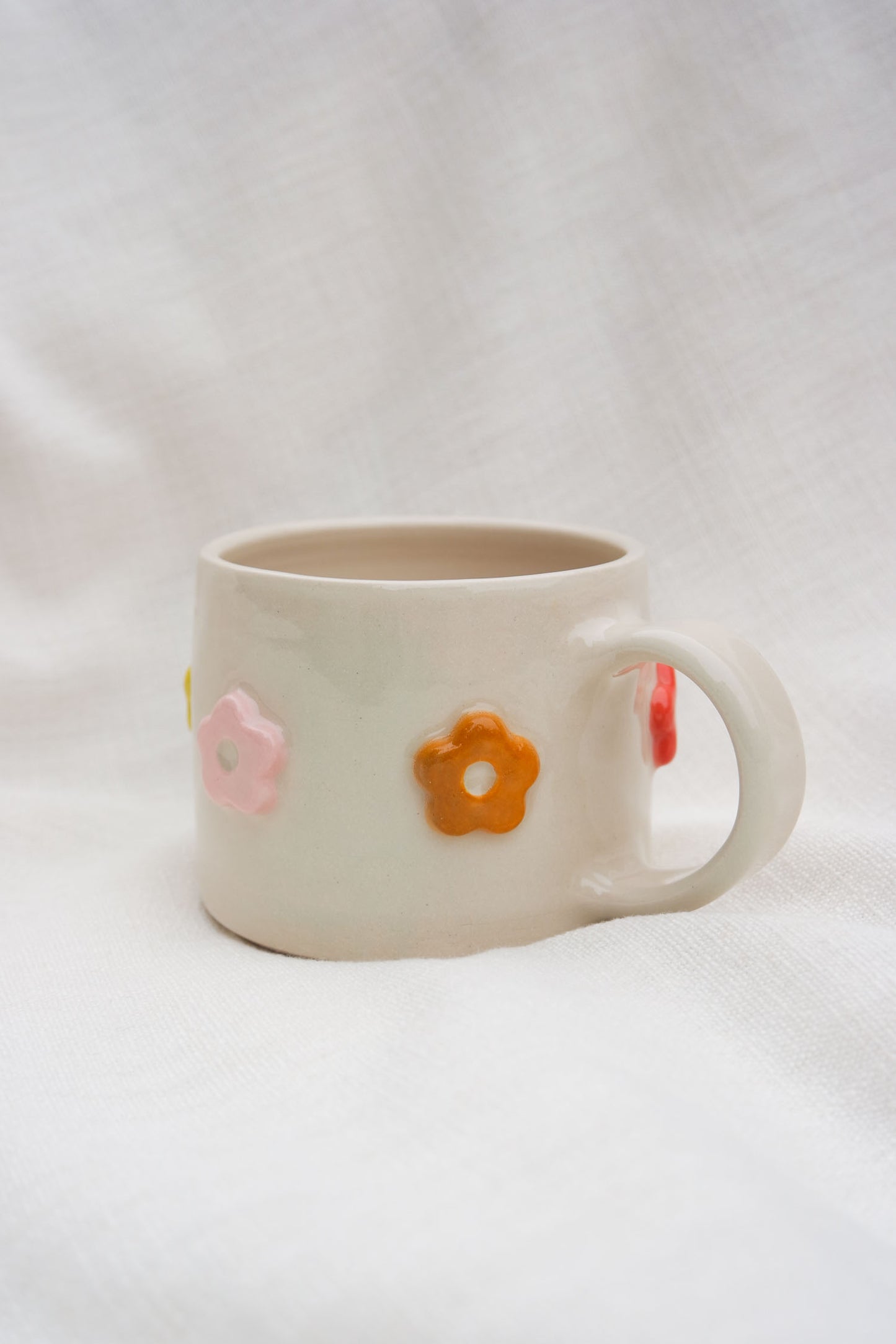 Flower Puff Straight Mug | Multi (seconds)
