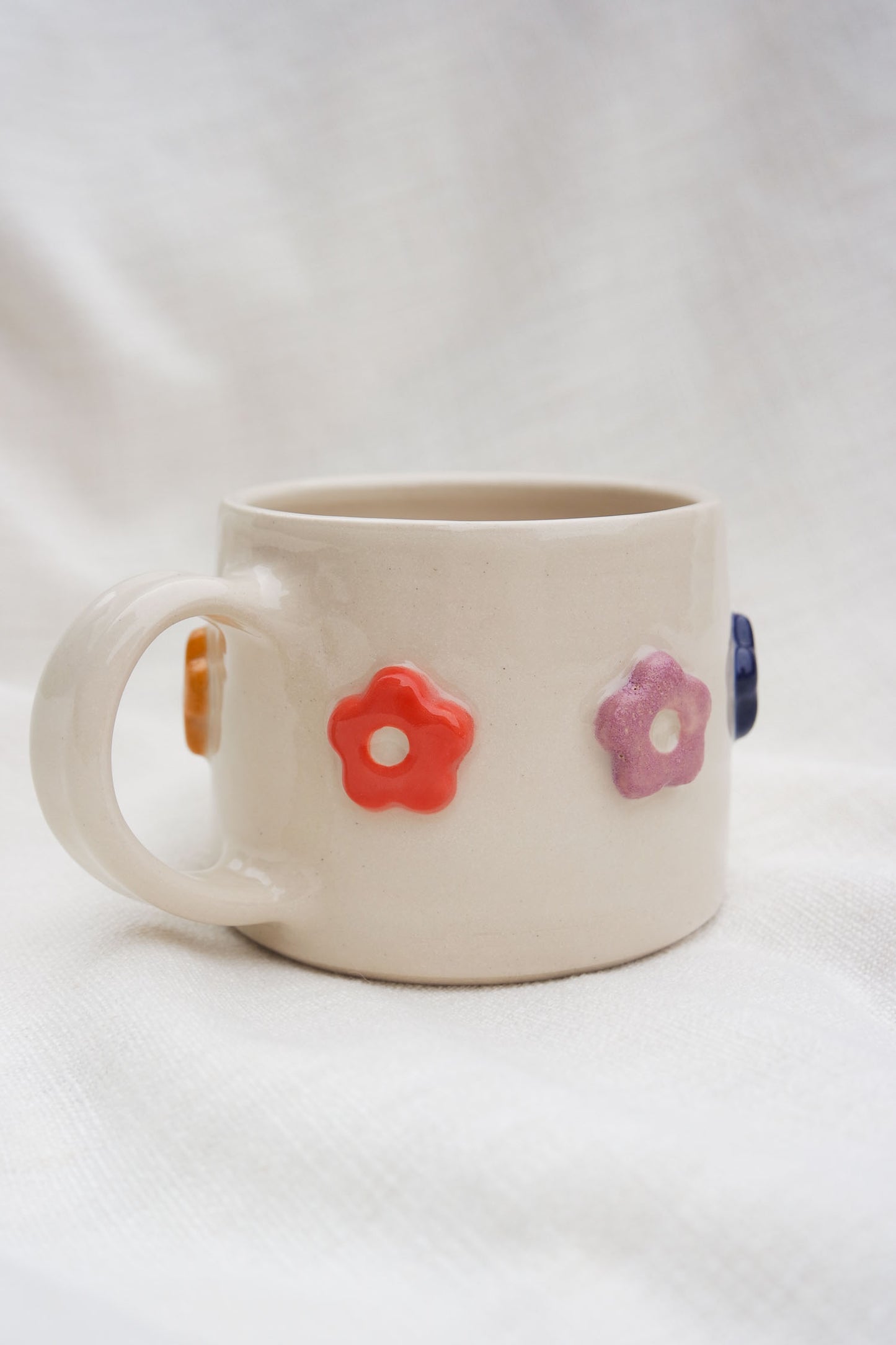 Flower Puff Straight Mug | Multi (seconds)