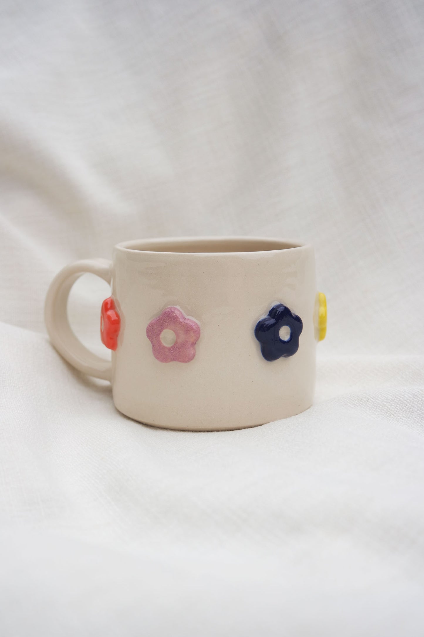 Flower Puff Straight Mug | Multi (seconds)