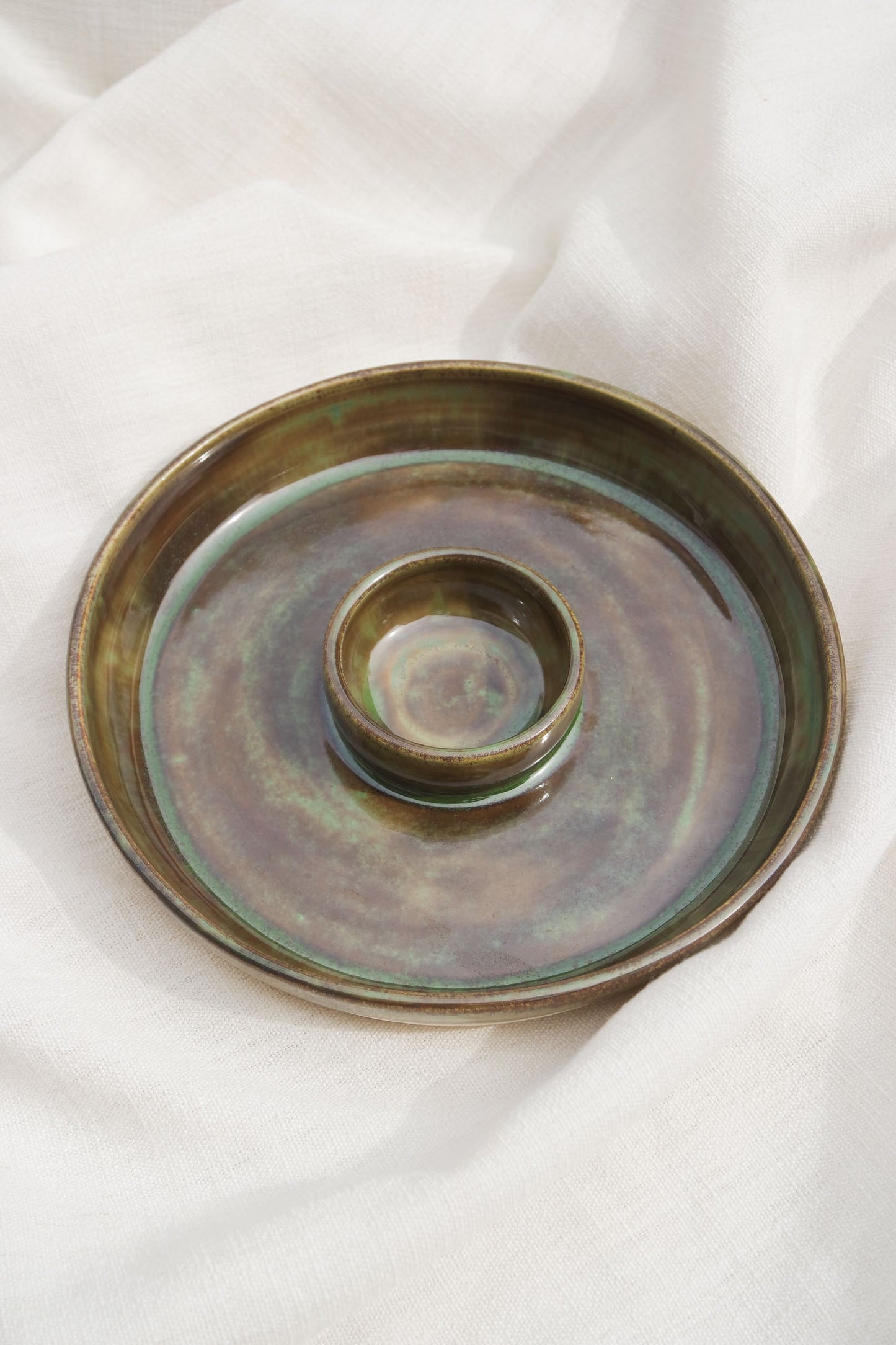 Snack Dippy Plate | Army
