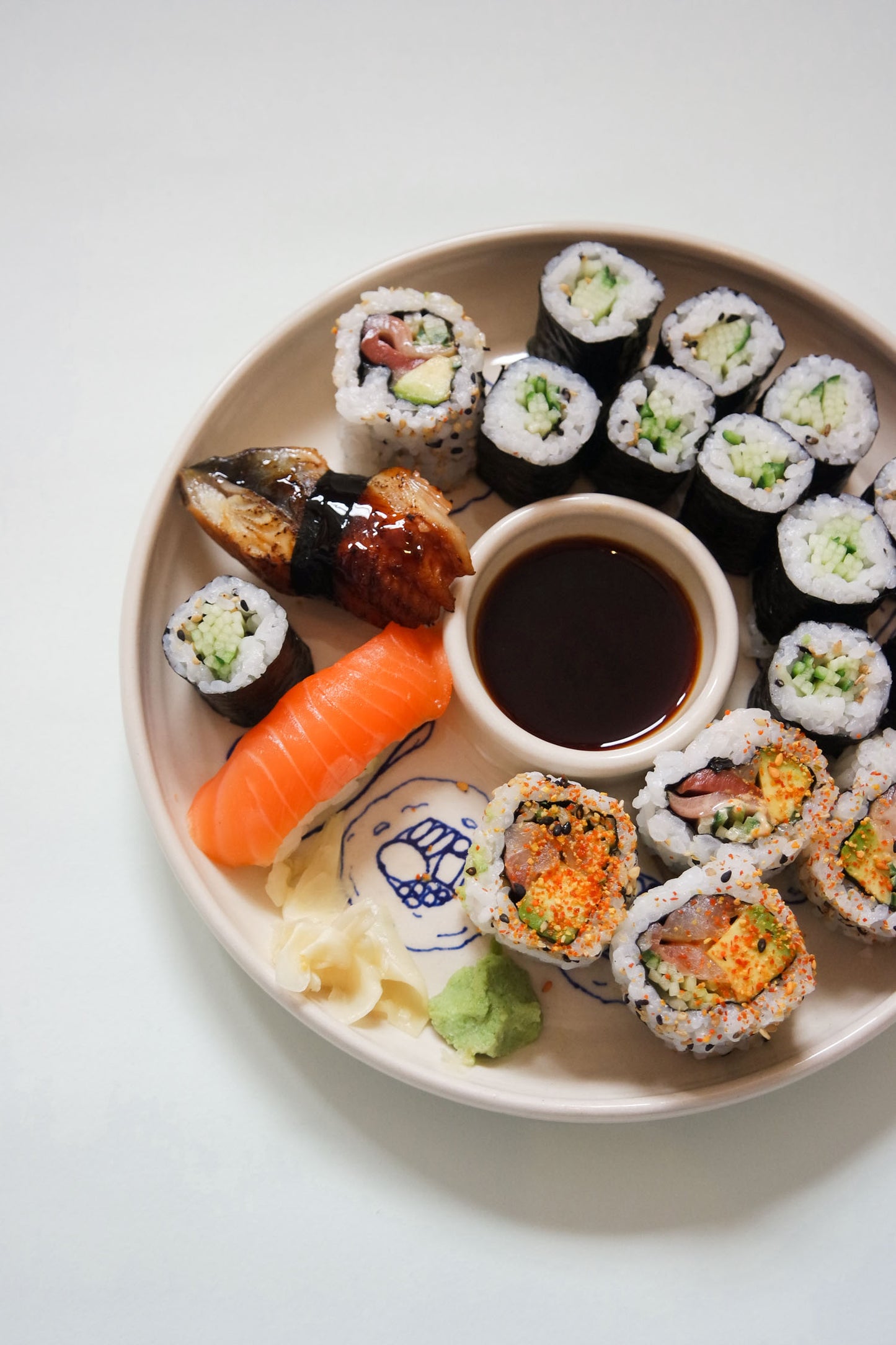 Snack Dippy Plate | Sushi