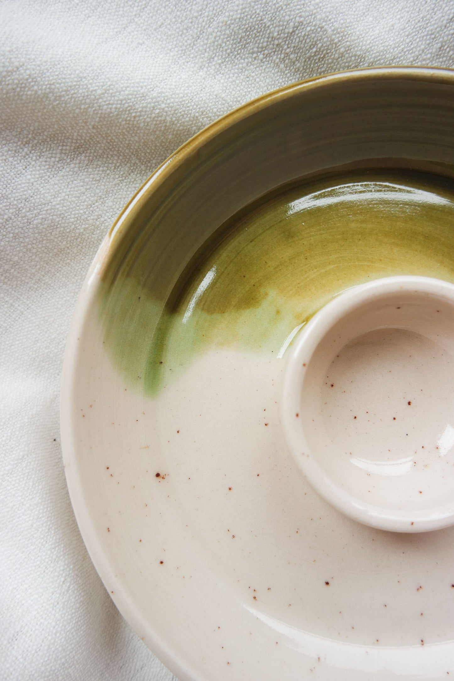 Snack Dippy Plate | Speckle and Olive