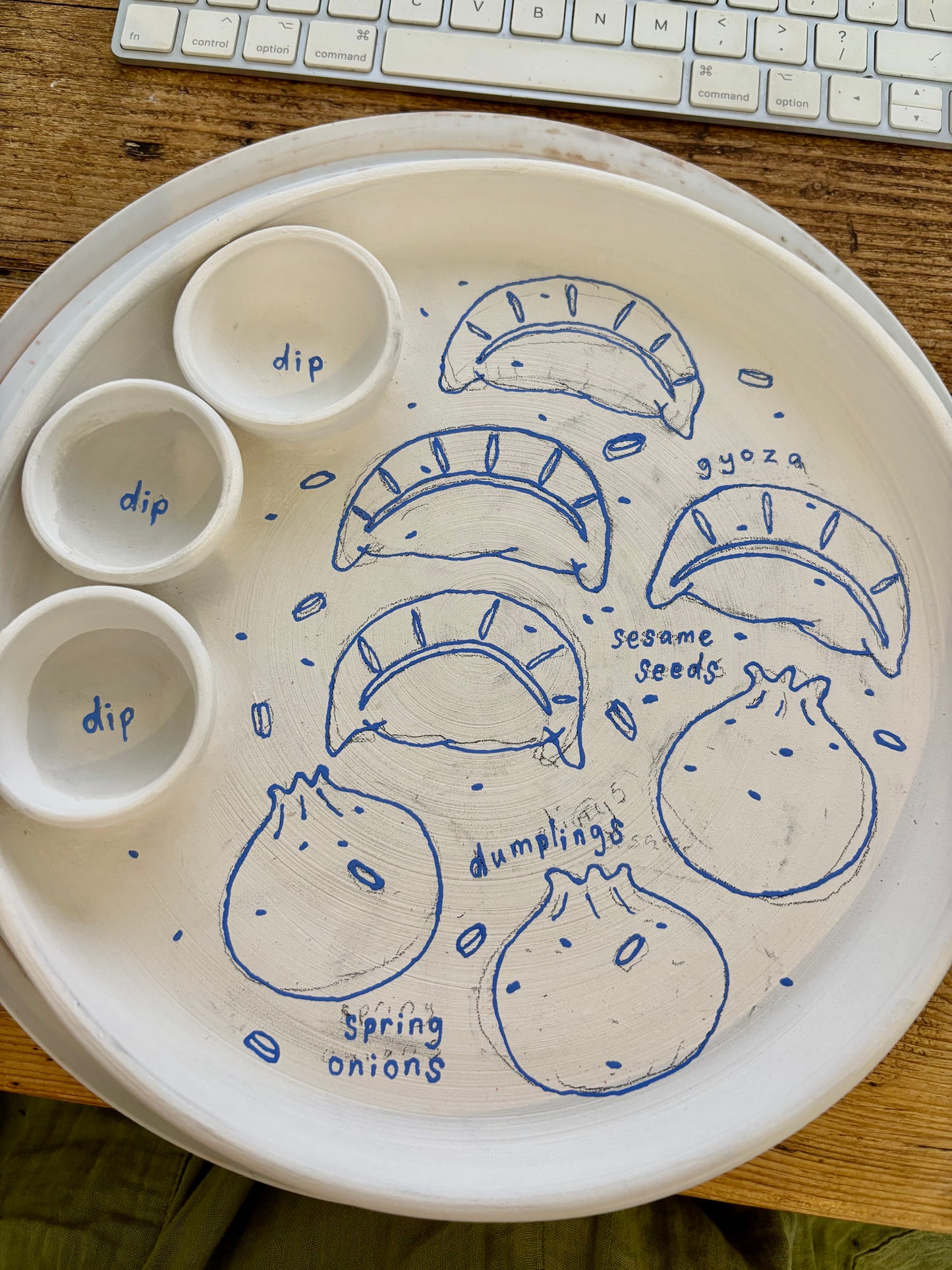 Custom Multi Dip Plate [illustrated]