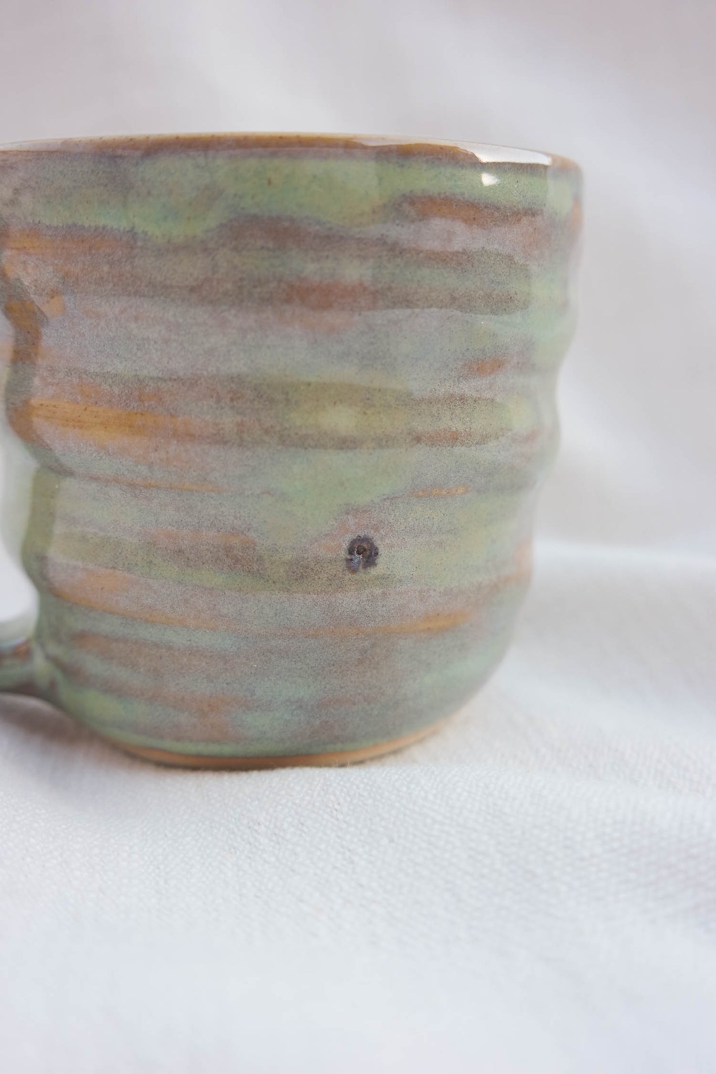 Tall Swirl Mug | Teal and Pink *Seconds