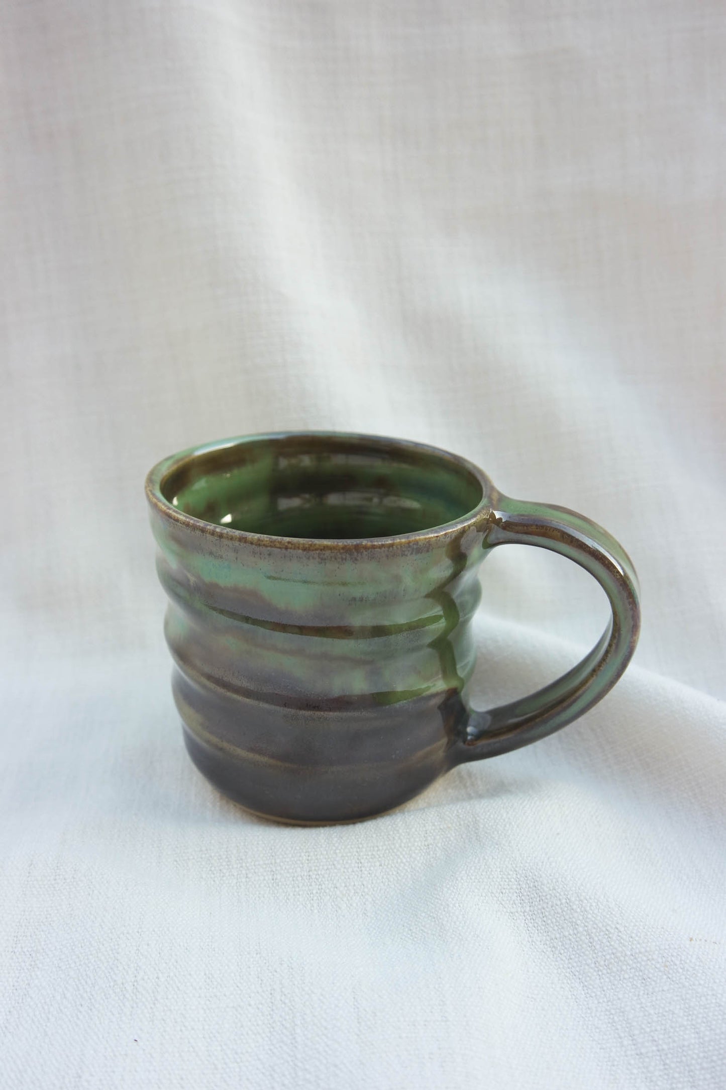 Tall Swirl Mug | Army Green