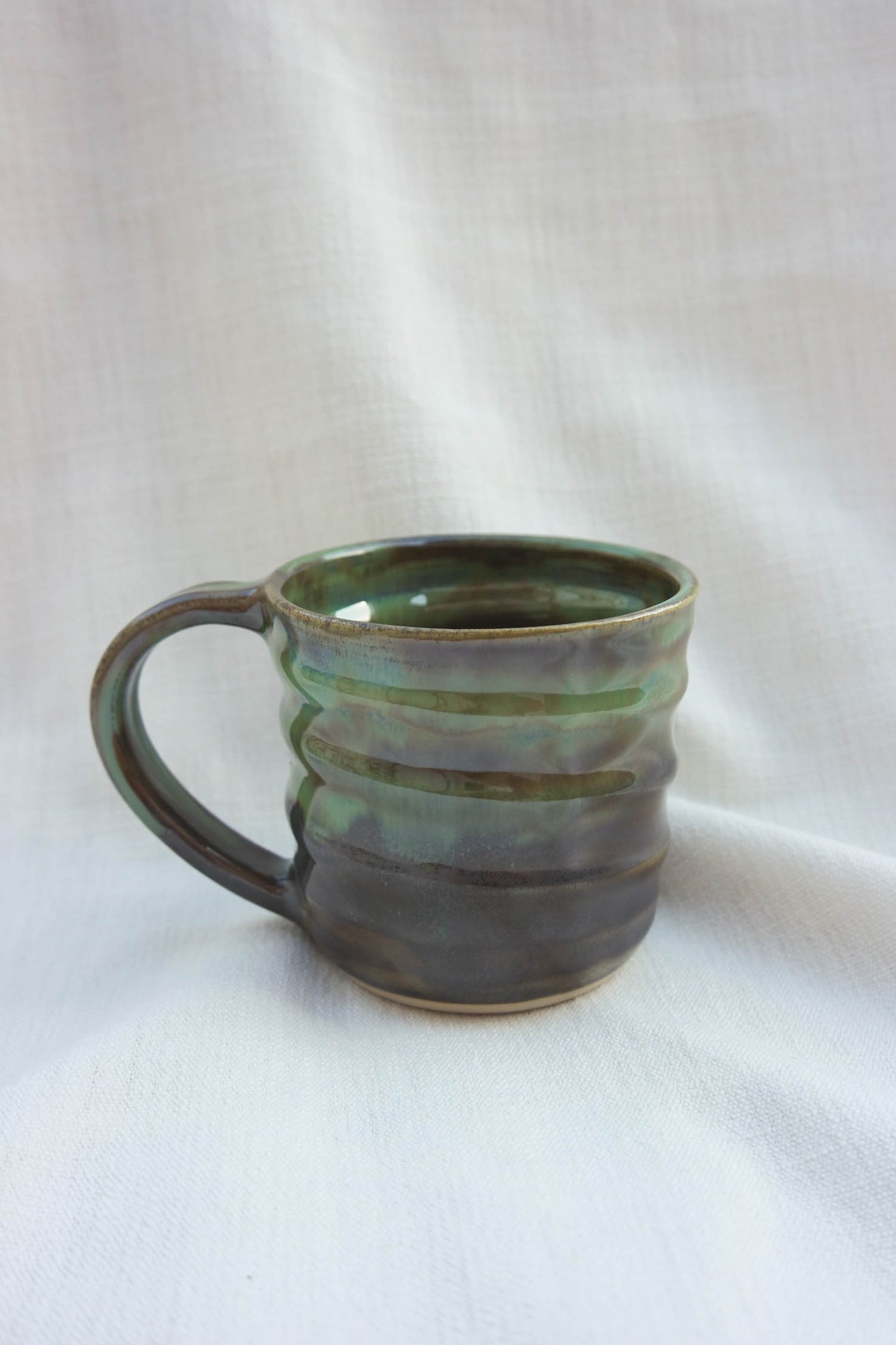 Tall Swirl Mug | Army Green