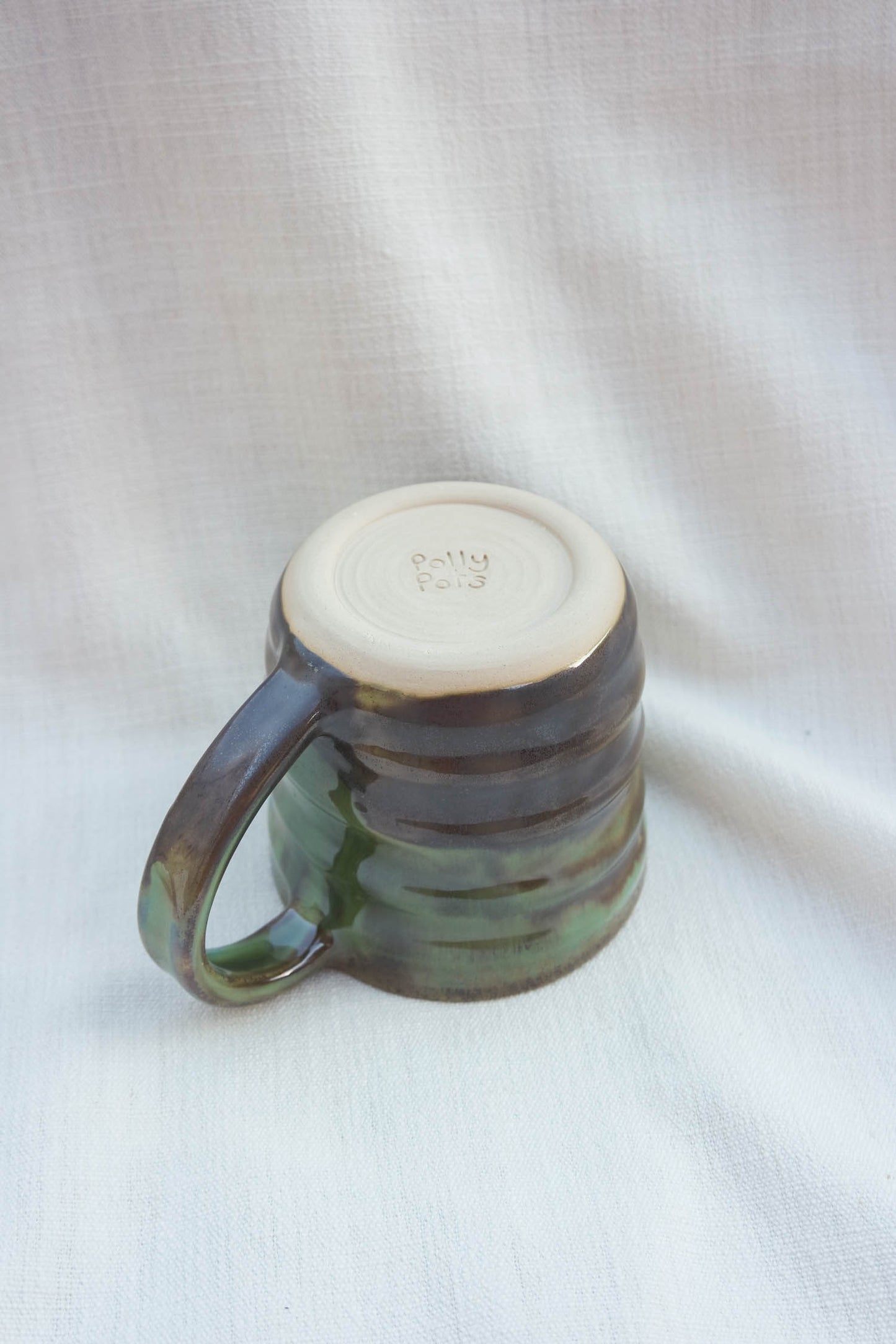 Tall Swirl Mug | Army Green