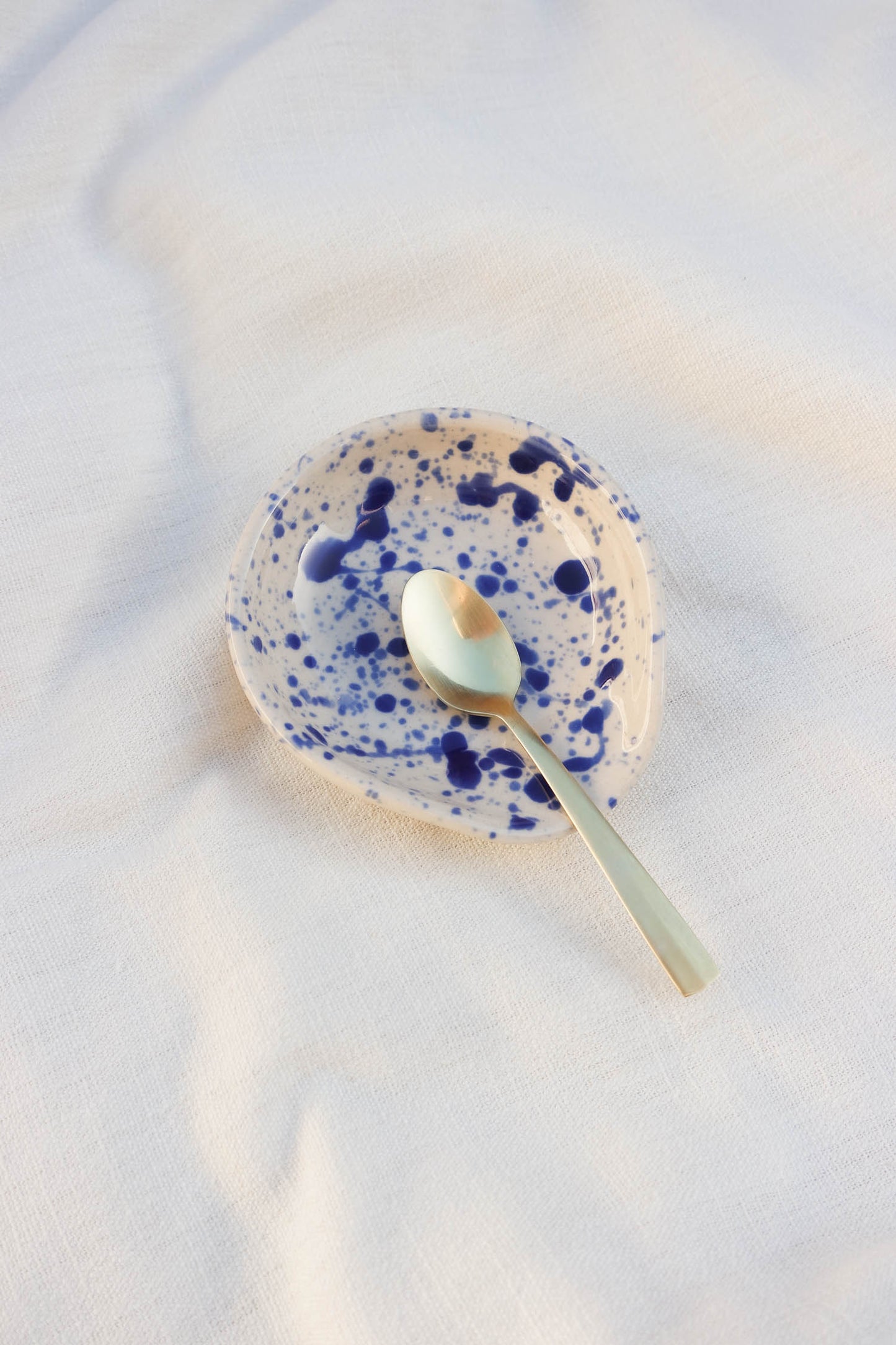 Spoon Rest | Cobalt Splatter