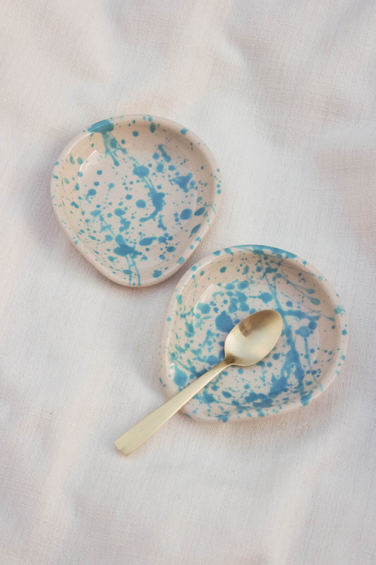 Spoon Rest | Turquoise Splatter