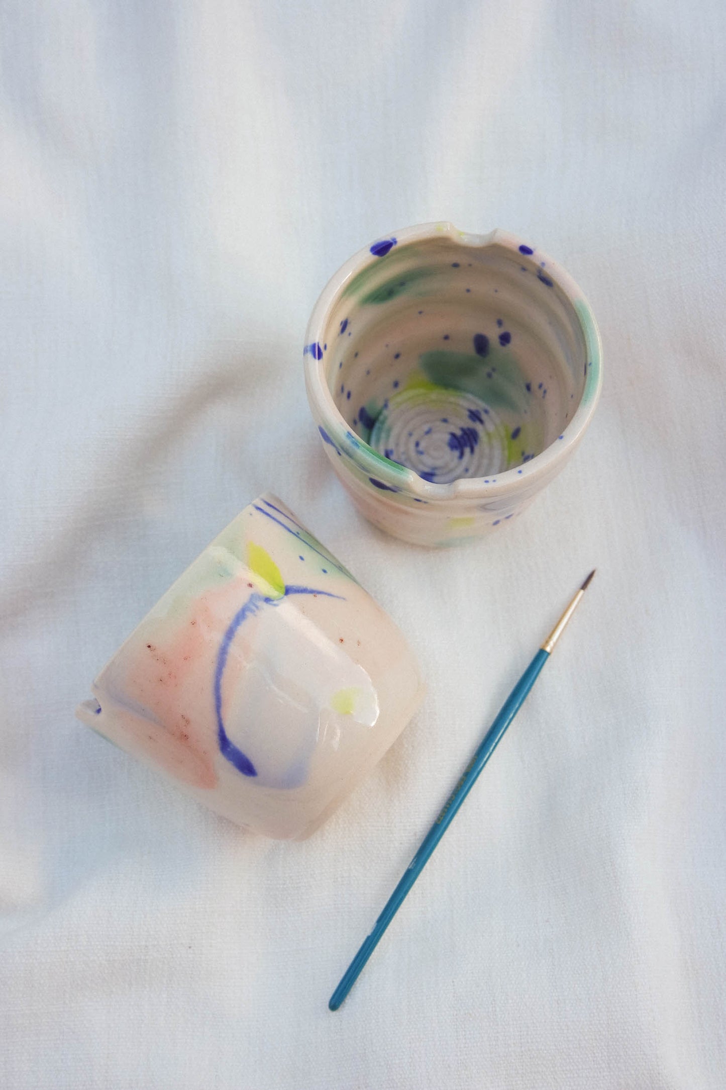 Paint Brush Pot | Splatter