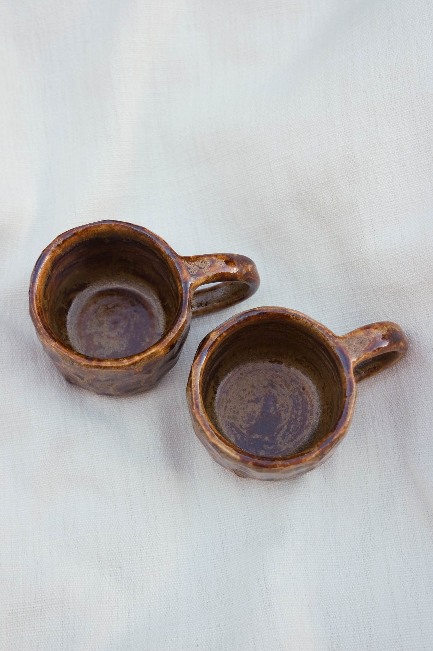 Espresso Cup Set | Brown Chisel