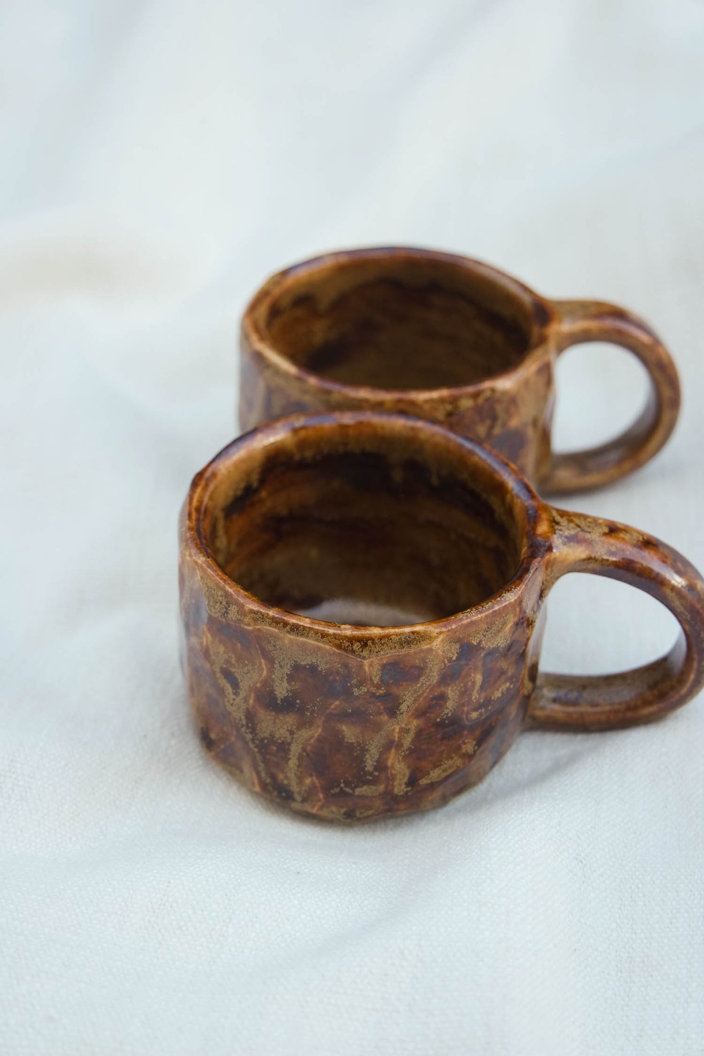 Espresso Cup Set | Brown Chisel