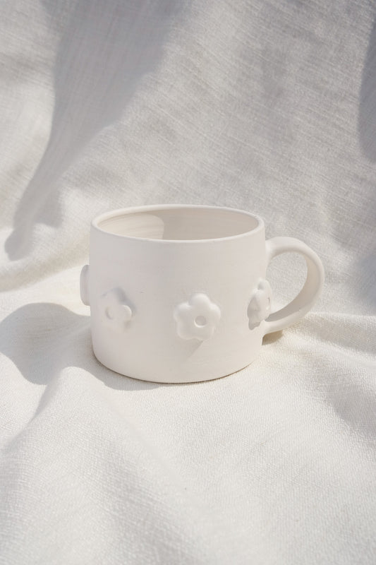 Custom Flower Puff Straight Mug