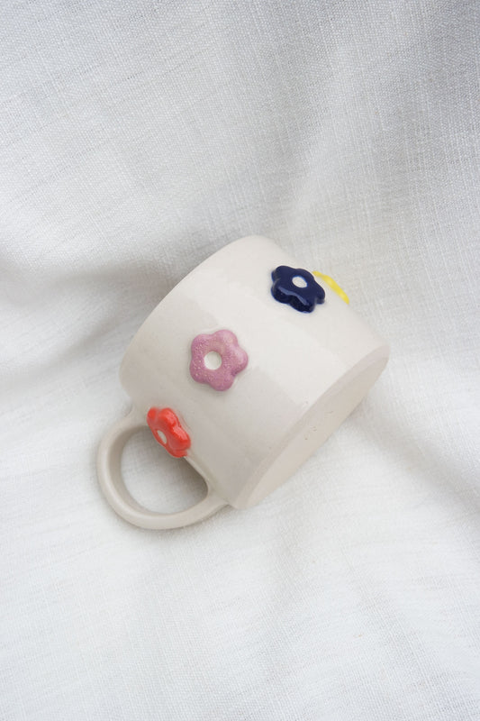 Flower Puff Straight Mug | Multi (seconds)