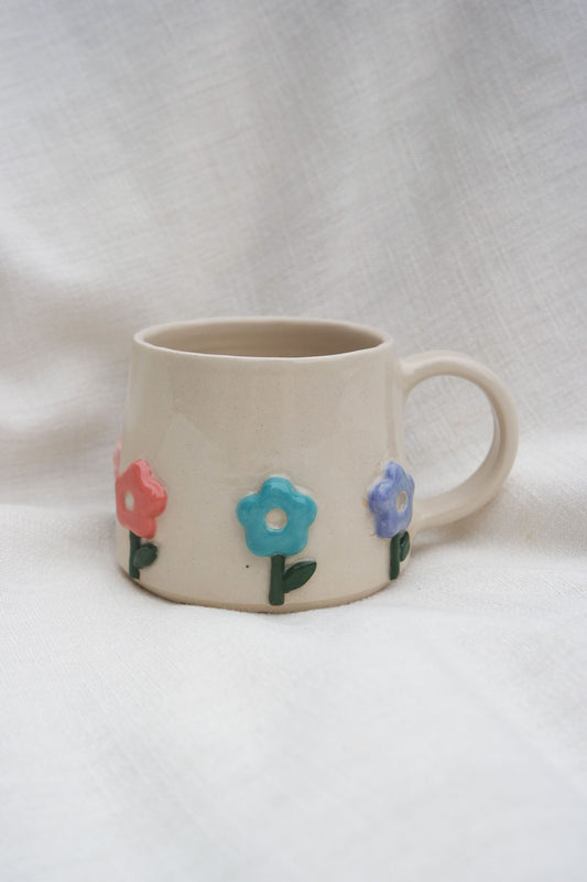 Flower Puff Stem Mug | Multi (seconds)