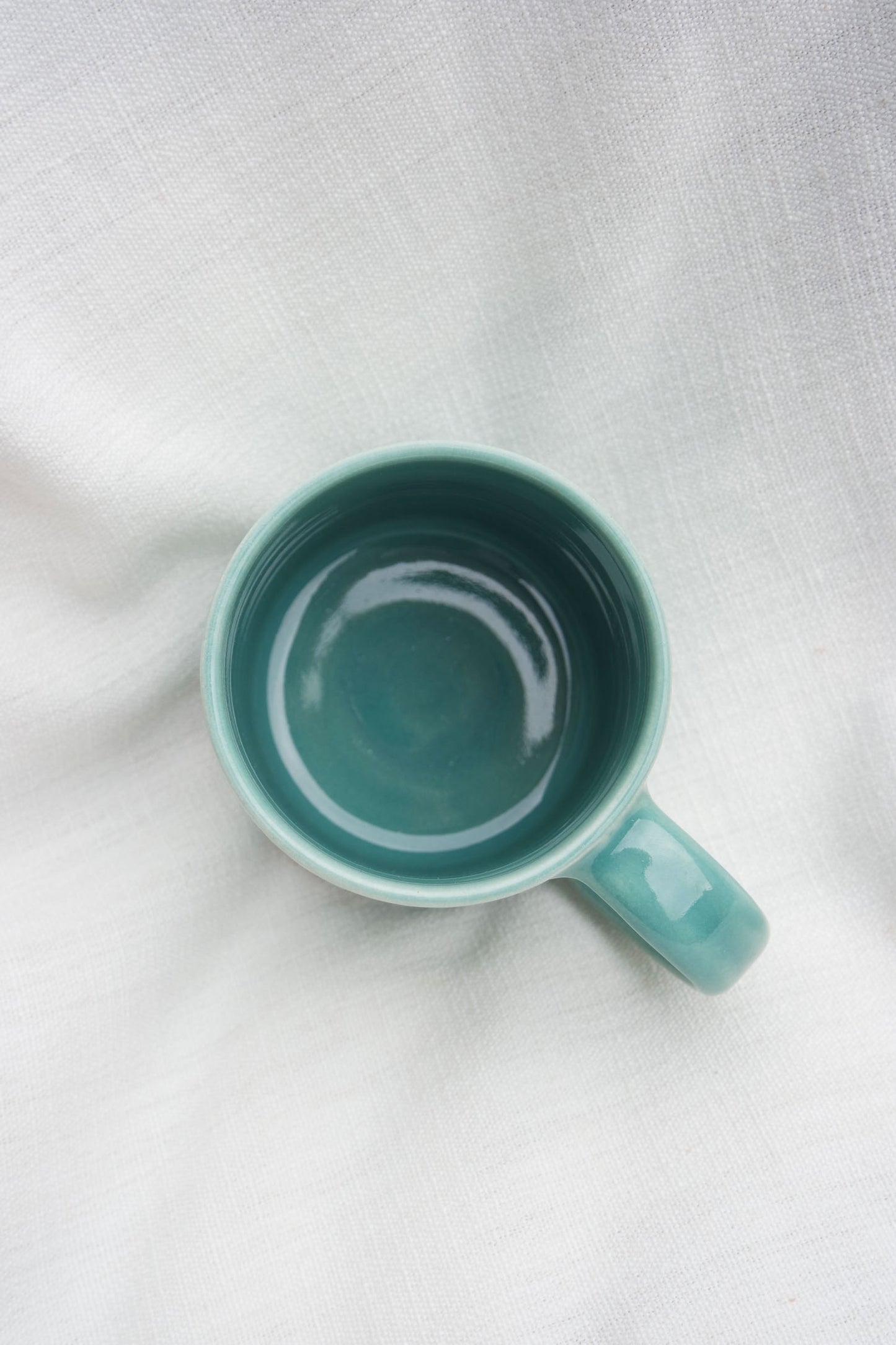 Mug | Blue carved lines