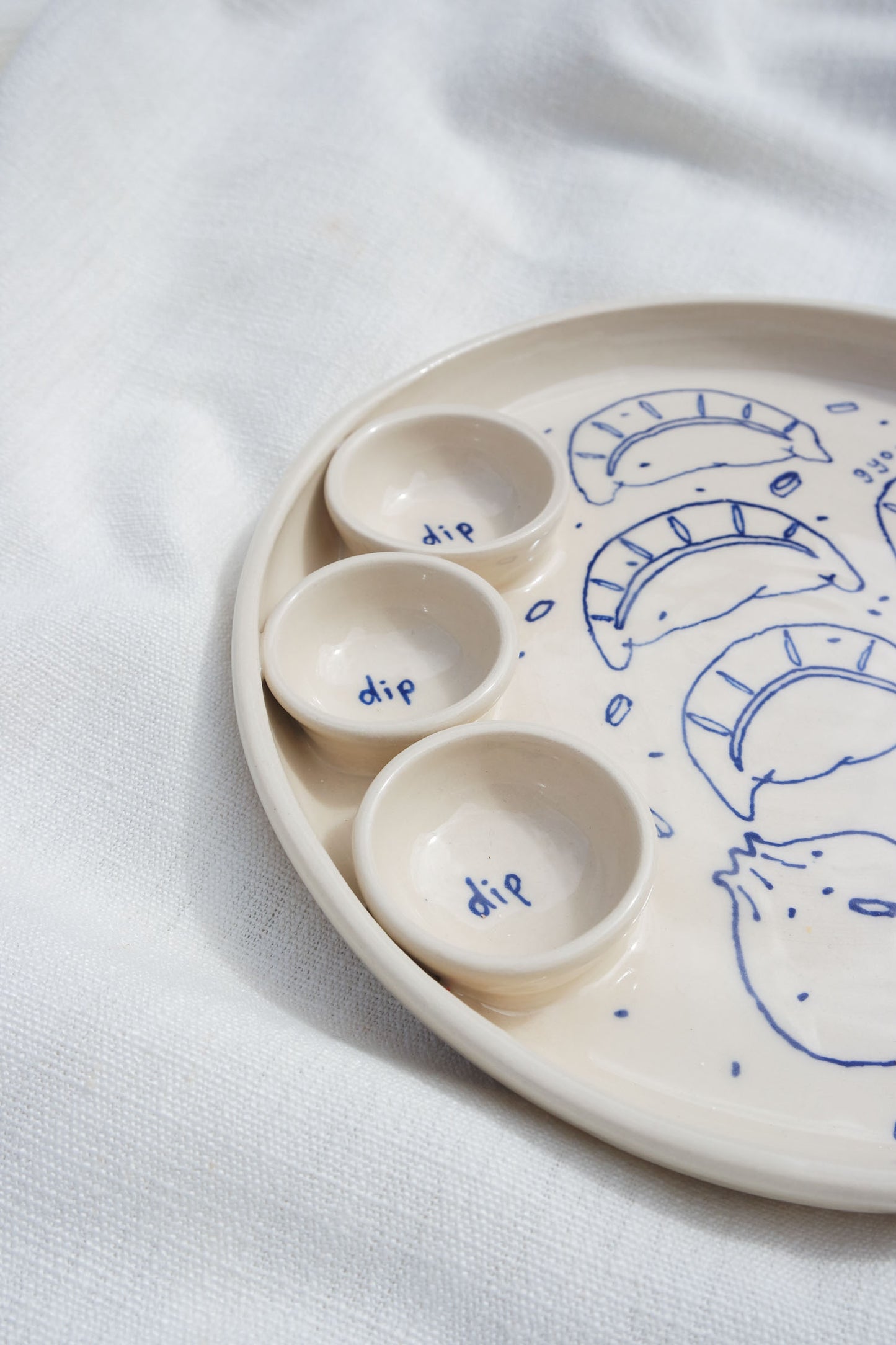 Dippy Dinner Plate | Dumplings [Made to order]