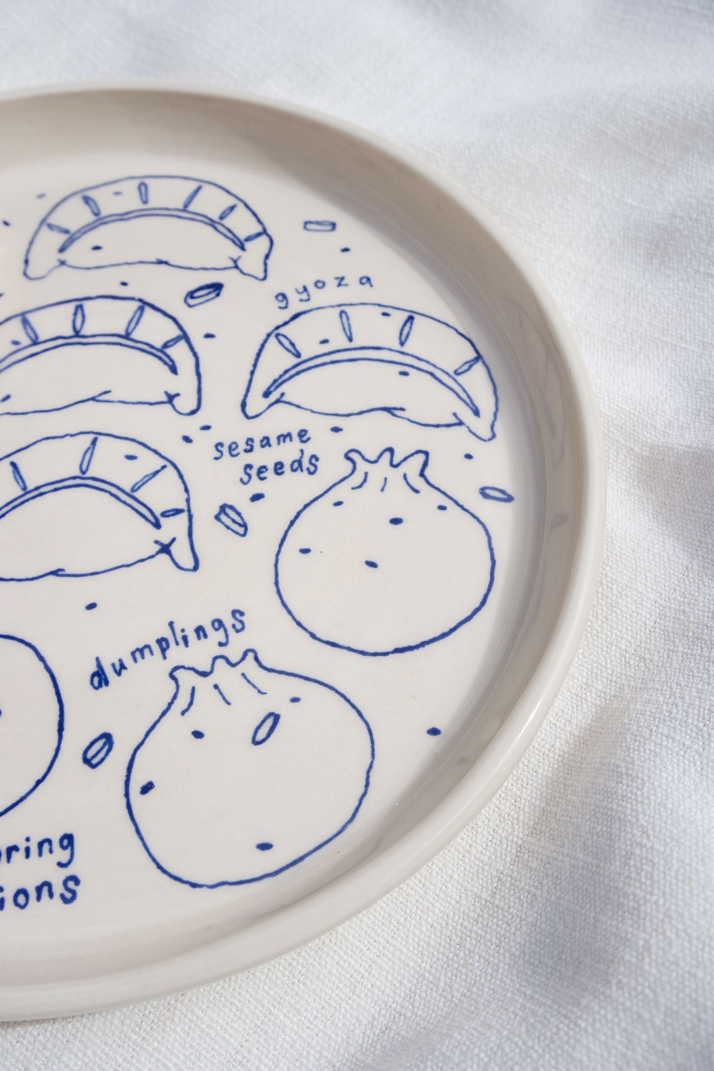 Dippy Dinner Plate | Dumplings [Made to order]