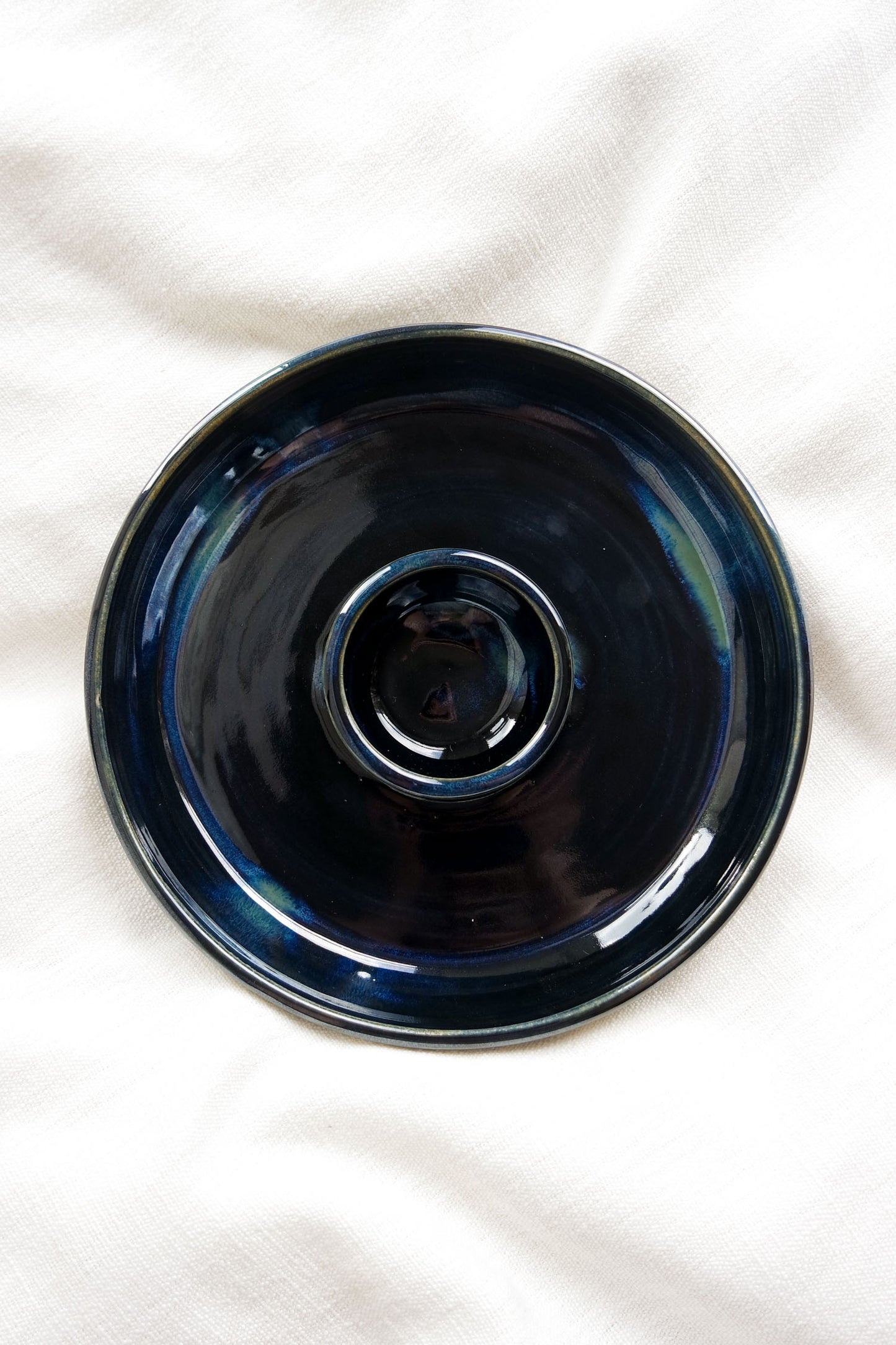 Snack Dippy Plate | Midnight