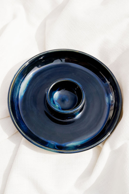 Snack Dippy Plate | Midnight
