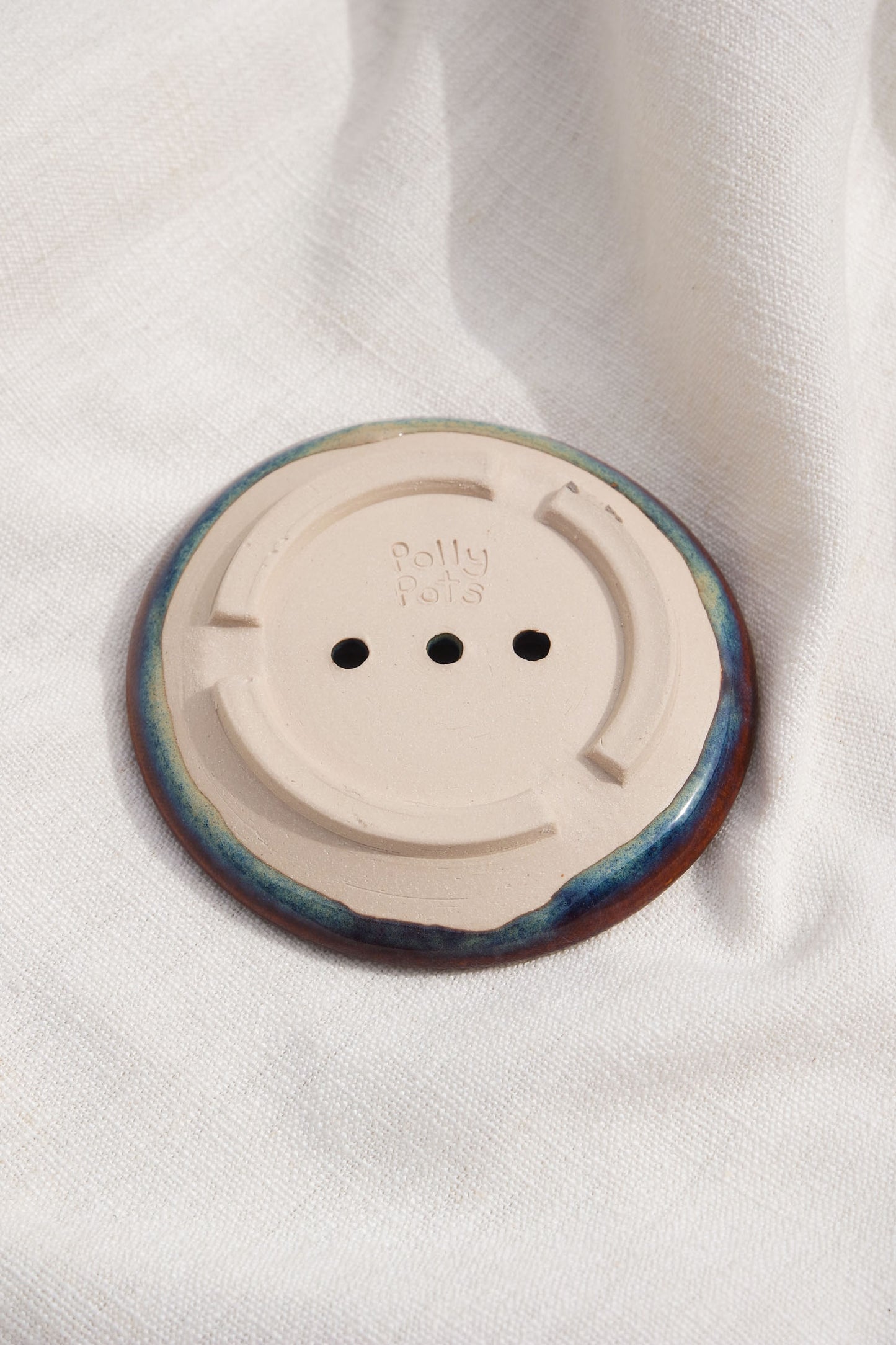 Soap Dish | Drippy Blue Brown