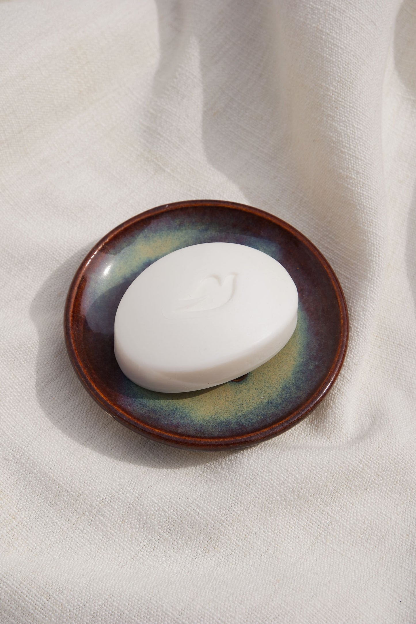 Soap Dish | Drippy Blue Brown 2