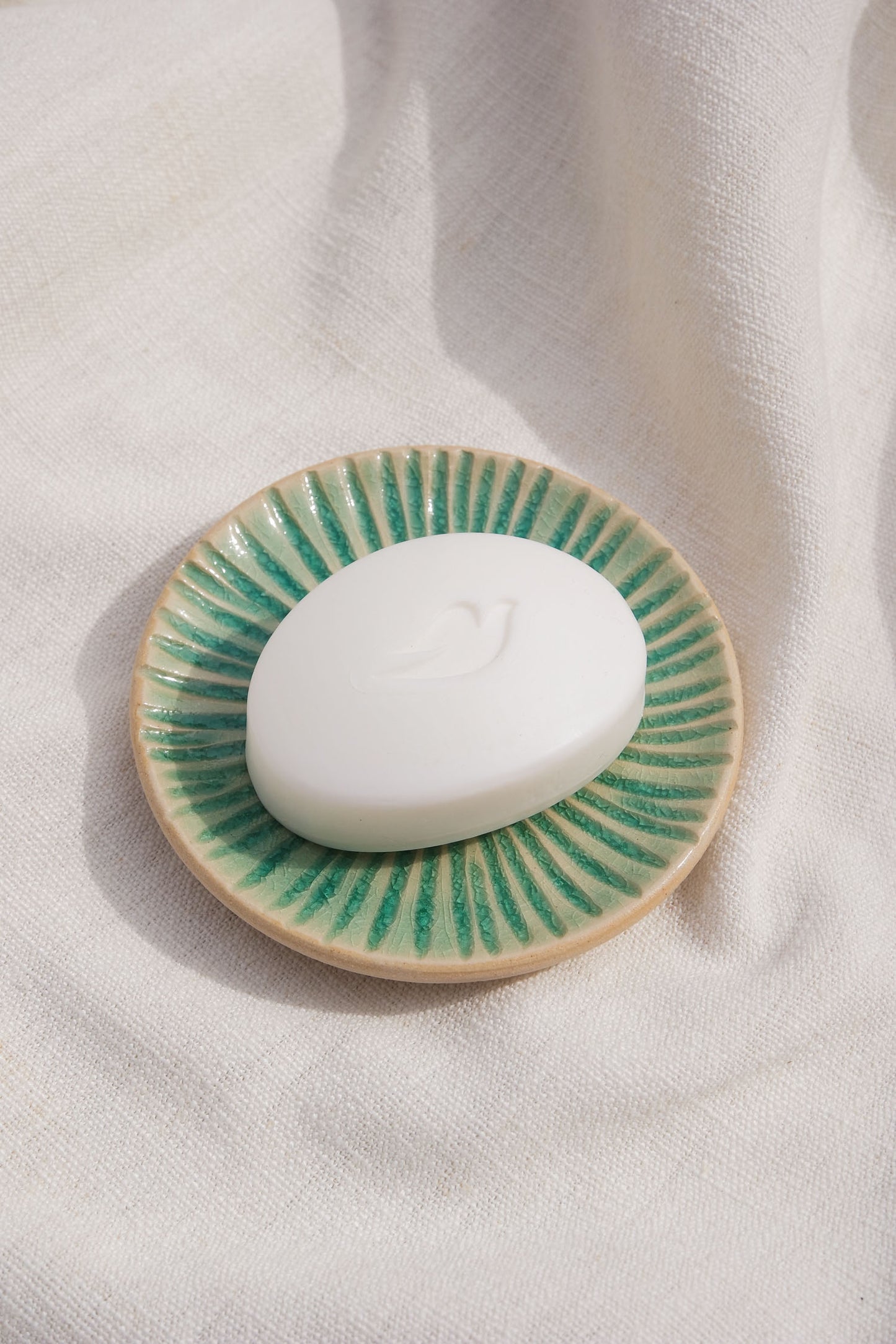 Soap Dish | Crackled Turquoise