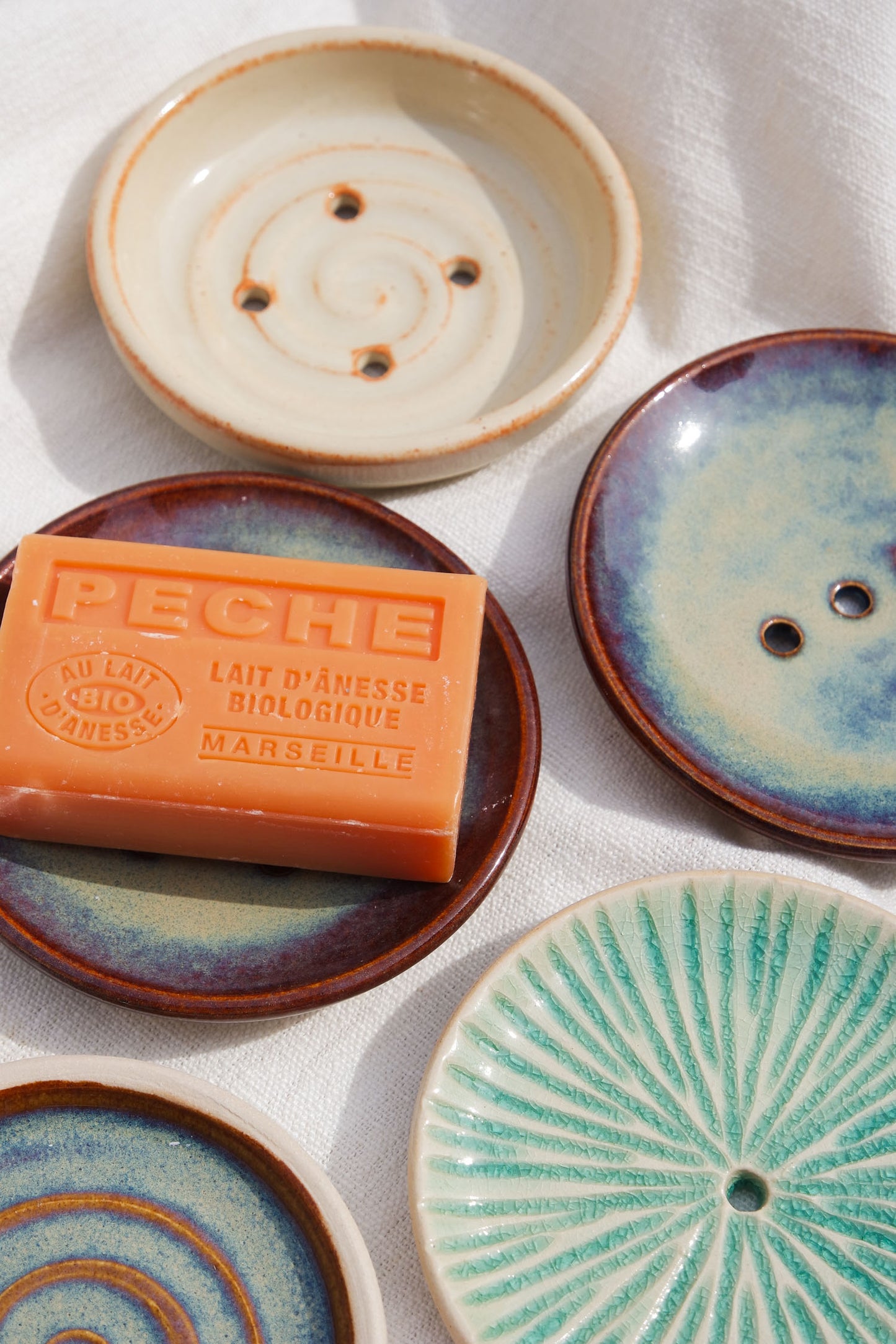 Soap Dish | Drippy Blue Brown 2