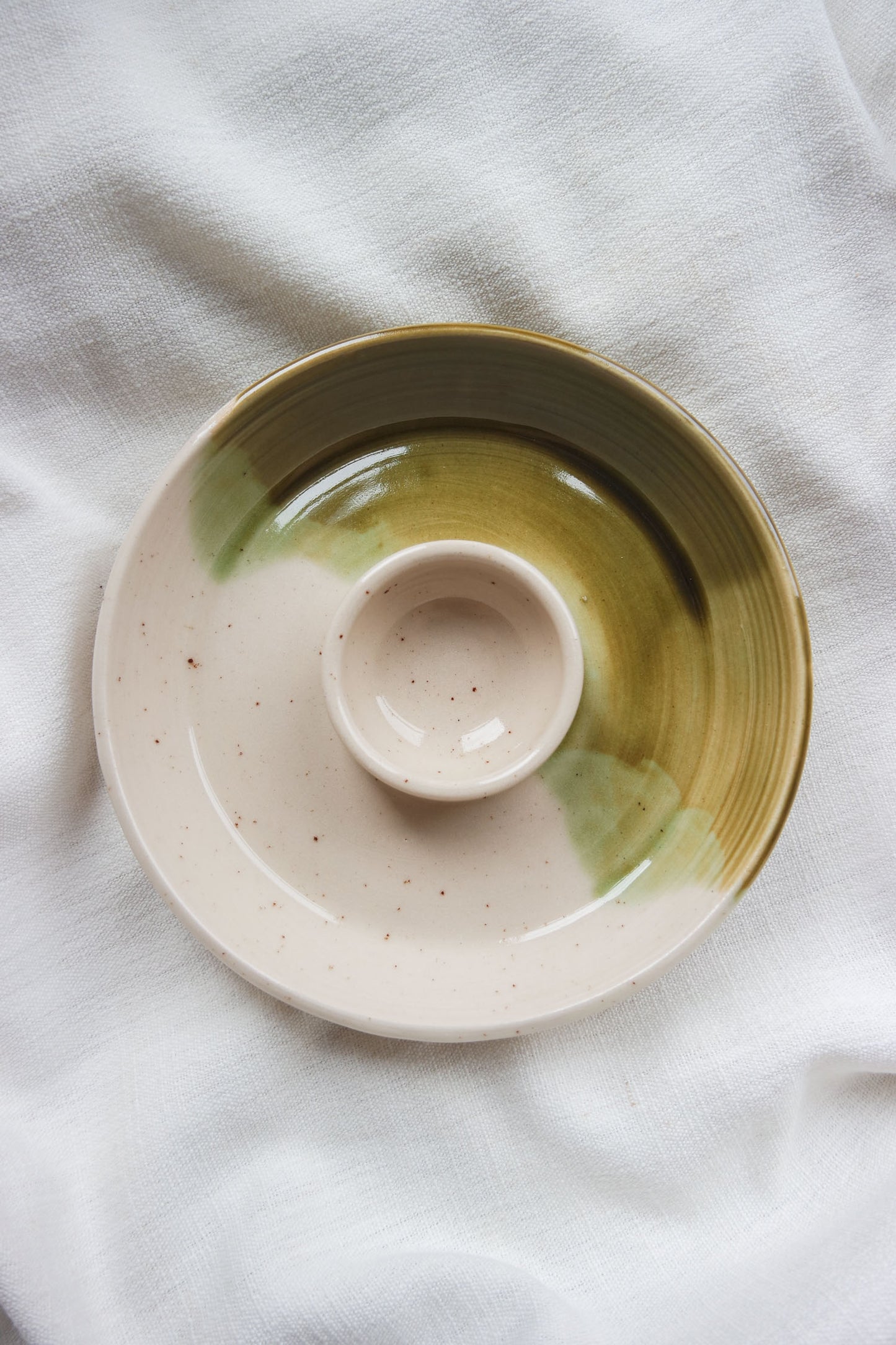 Snack Dippy Plate | Speckle and Olive