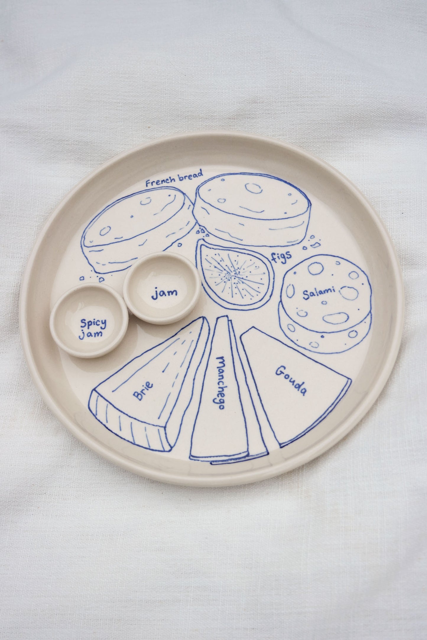 Custom Multi Dip Plate [illustrated]