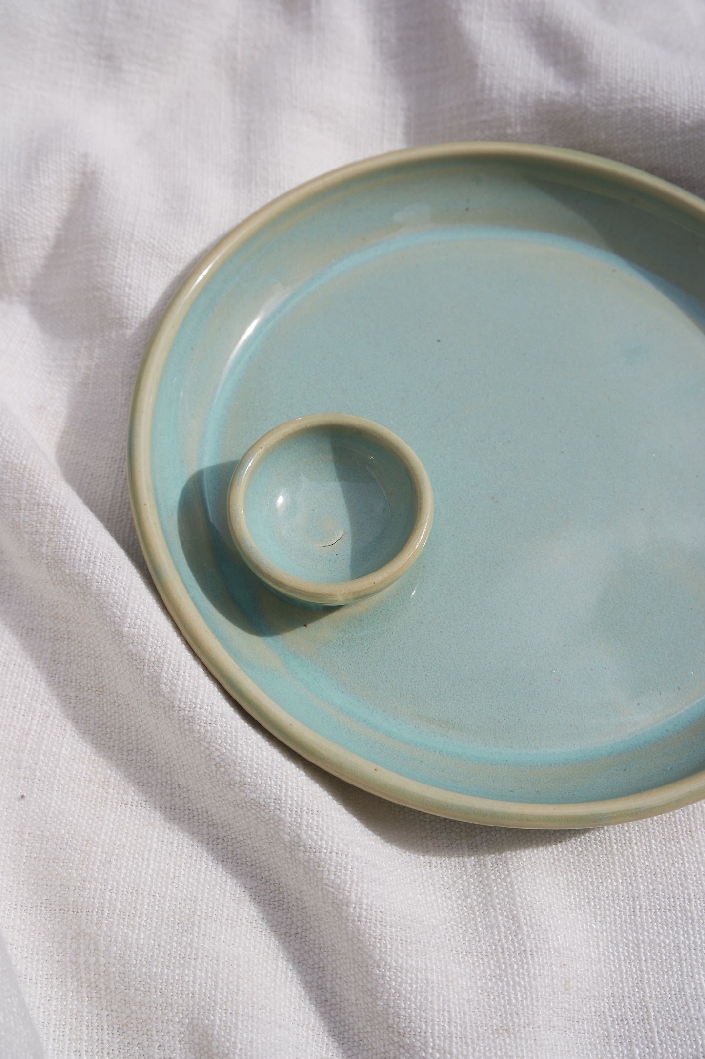 Mini cheeseboard plate in Spearmint *seconds