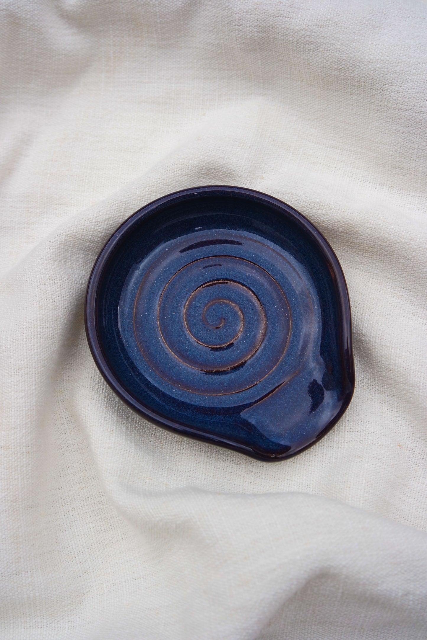 Spoon Rest in Blue Ember