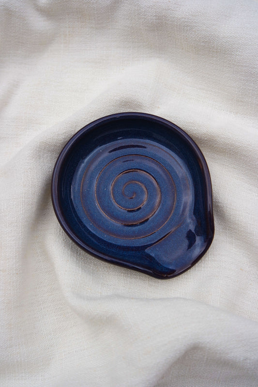 Spoon Rest in Blue Ember