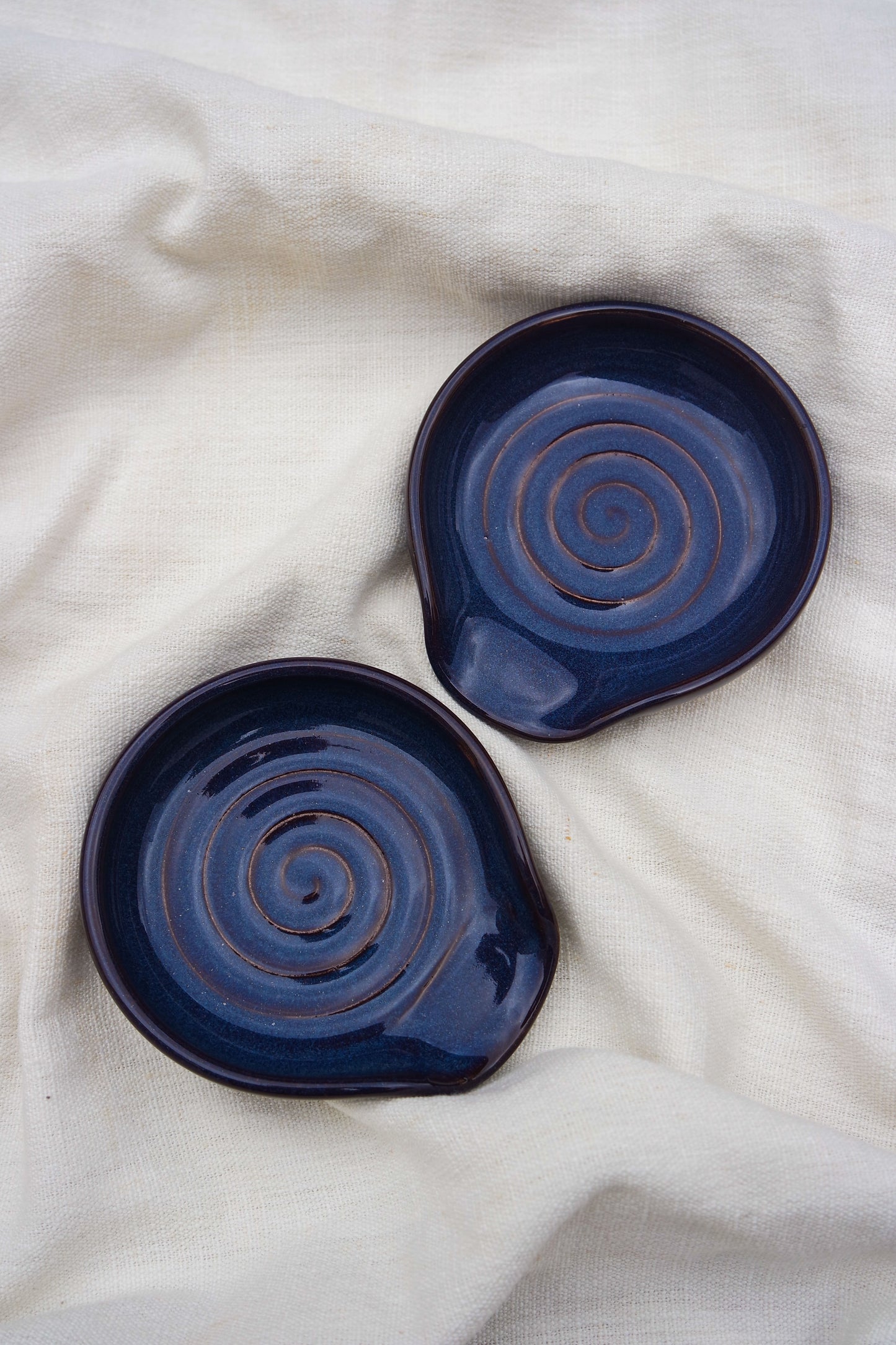 Spoon Rest in Blue Ember